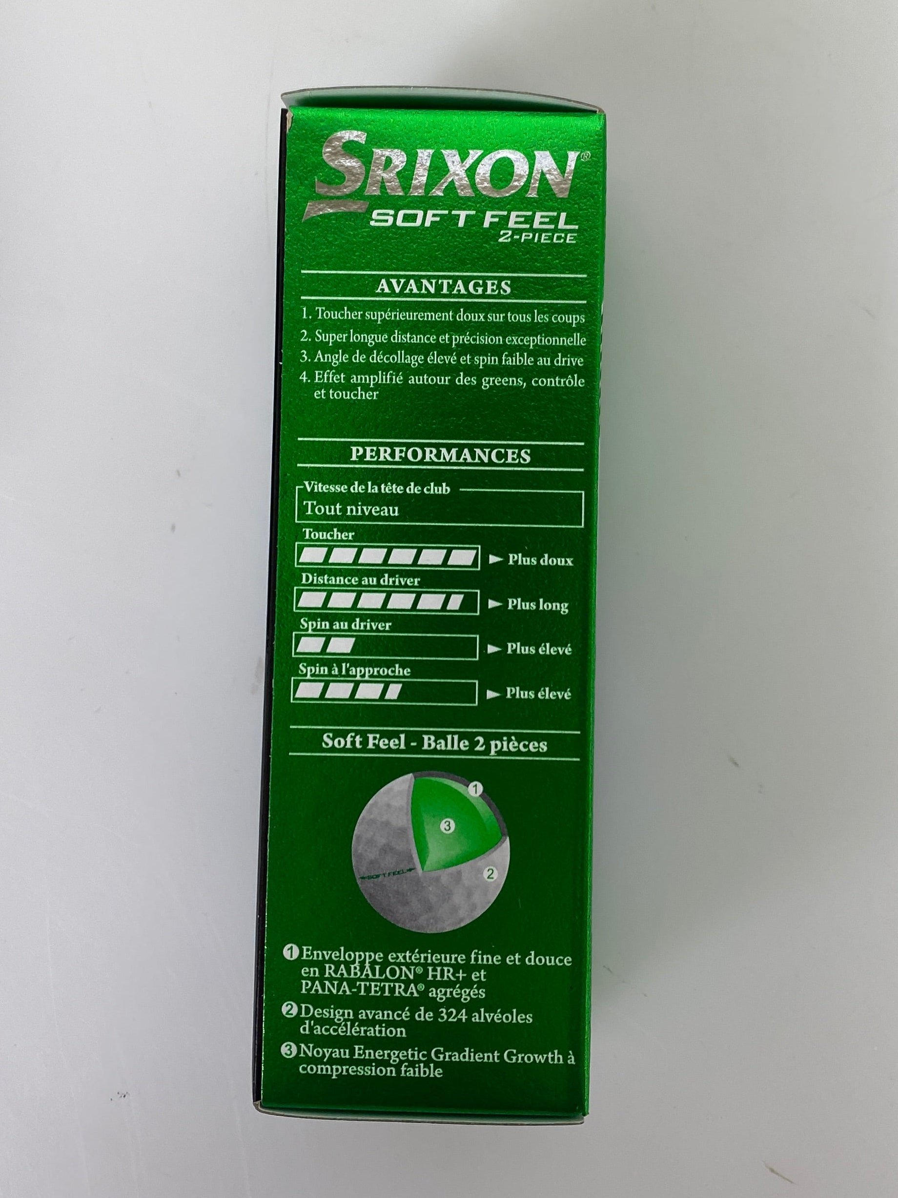 Srixon Soft Feel 3 Pack w/ College Fields Emblem