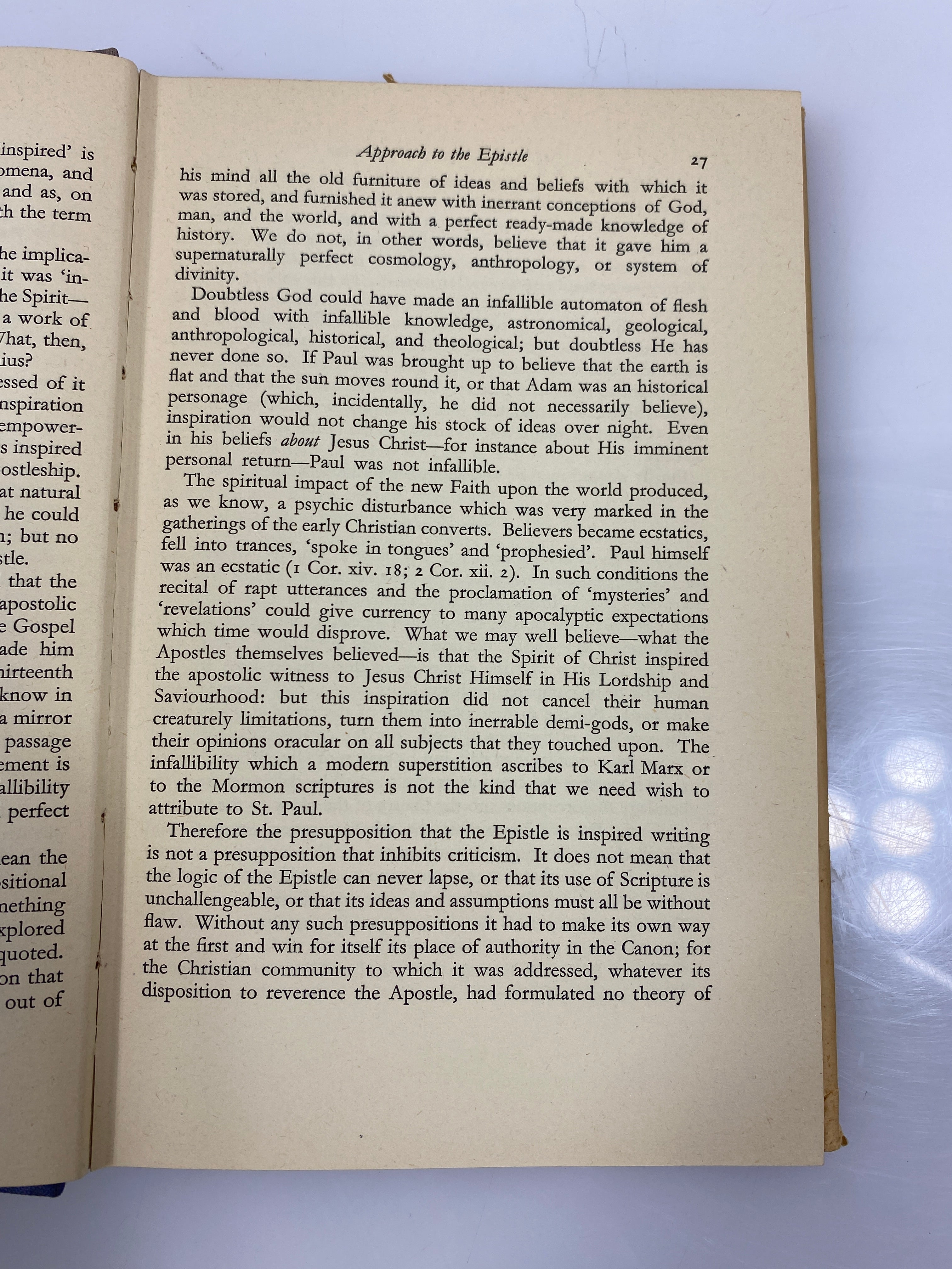 St. Paul's Gospel to the Romans by Griffith 1949 HCDJ