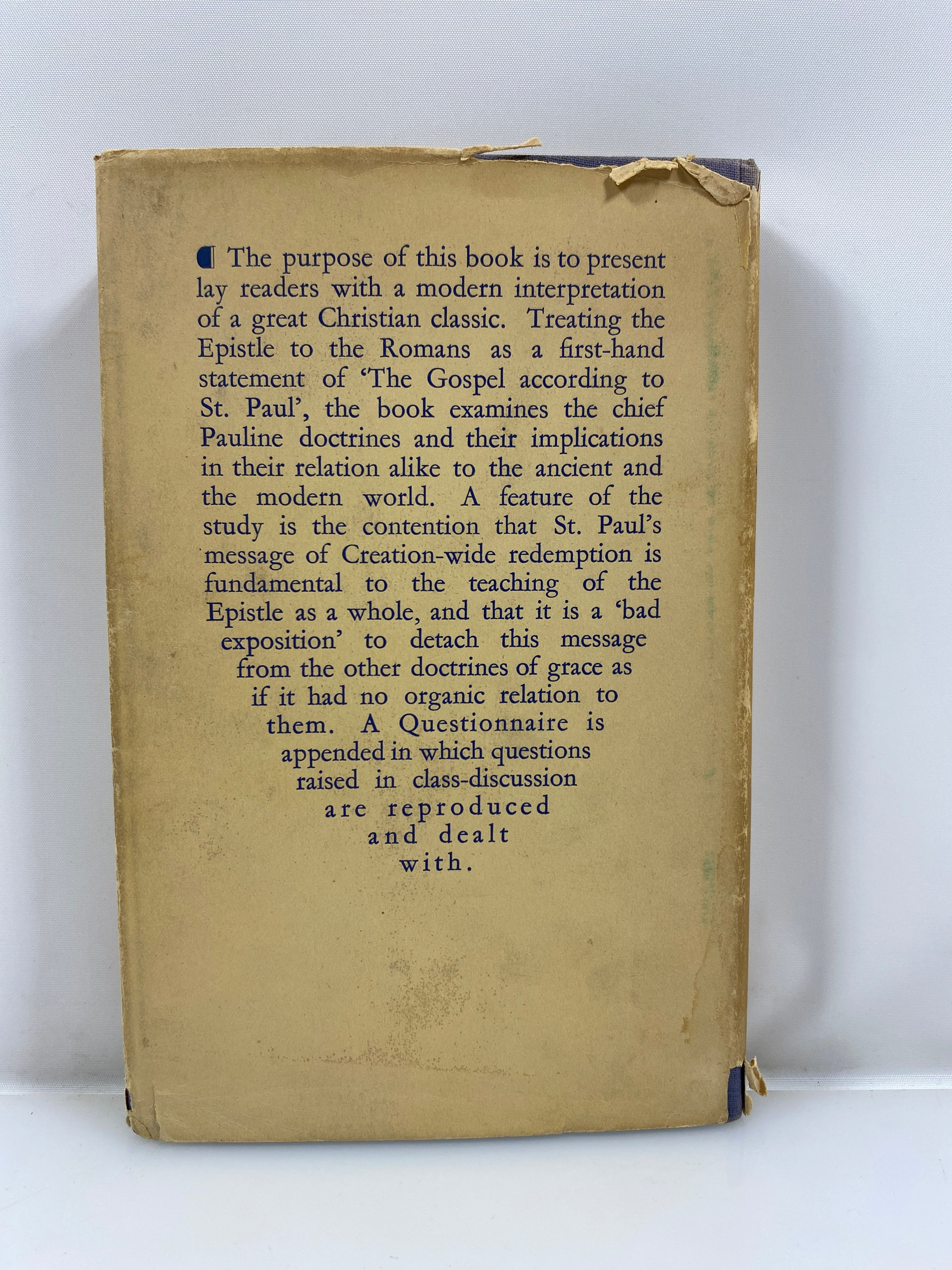 St. Paul's Gospel to the Romans by Griffith 1949 HCDJ
