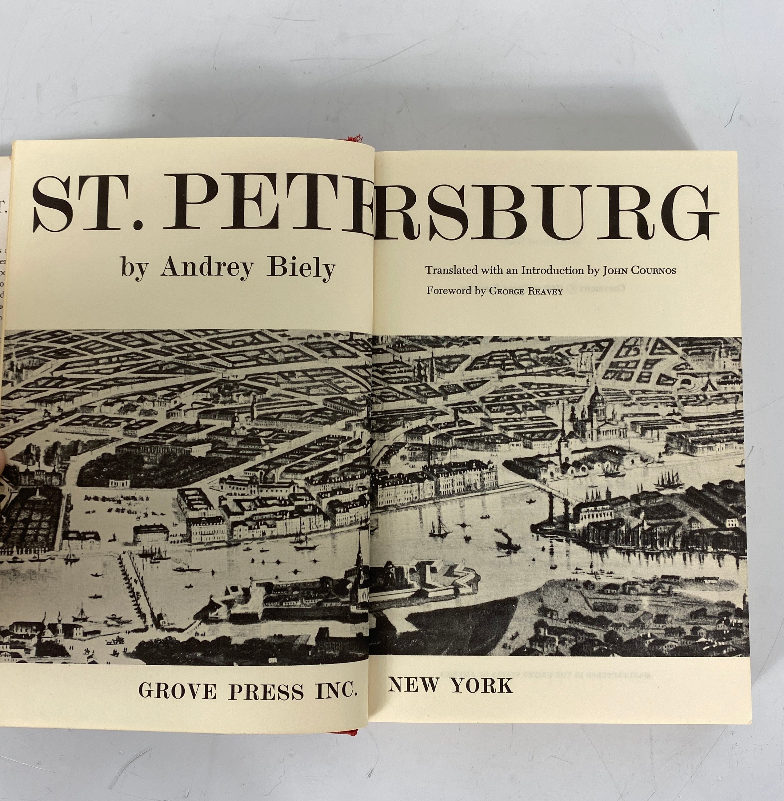 St. Petersburg by Andrey Biely 1959 1st Ed Translated HCDJ