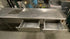Stainless Steel 4 Drawer Prep Table w/ Sink Well