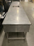 Stainless Steel 4 Drawer Prep Table w/ Sink Well