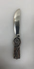 Stainless Steel Engraved Treble Clef Butter Knife