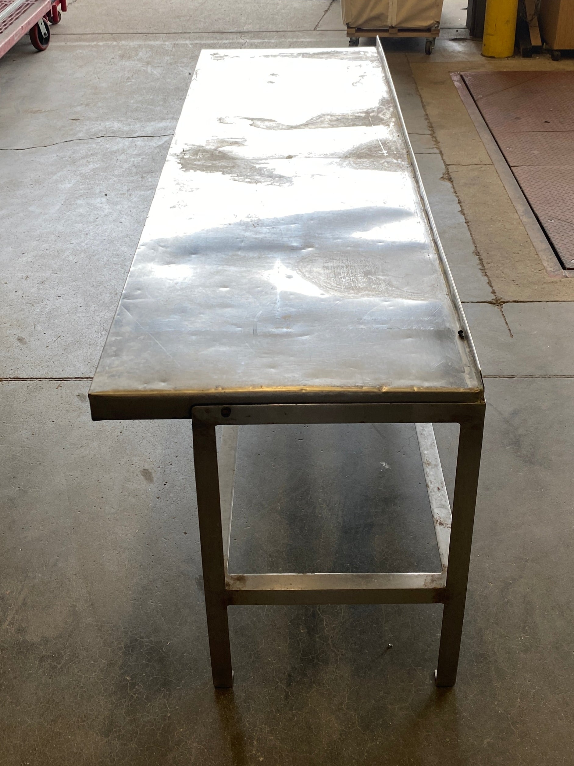 Stainless Steel Prep Table ~8' x 2'