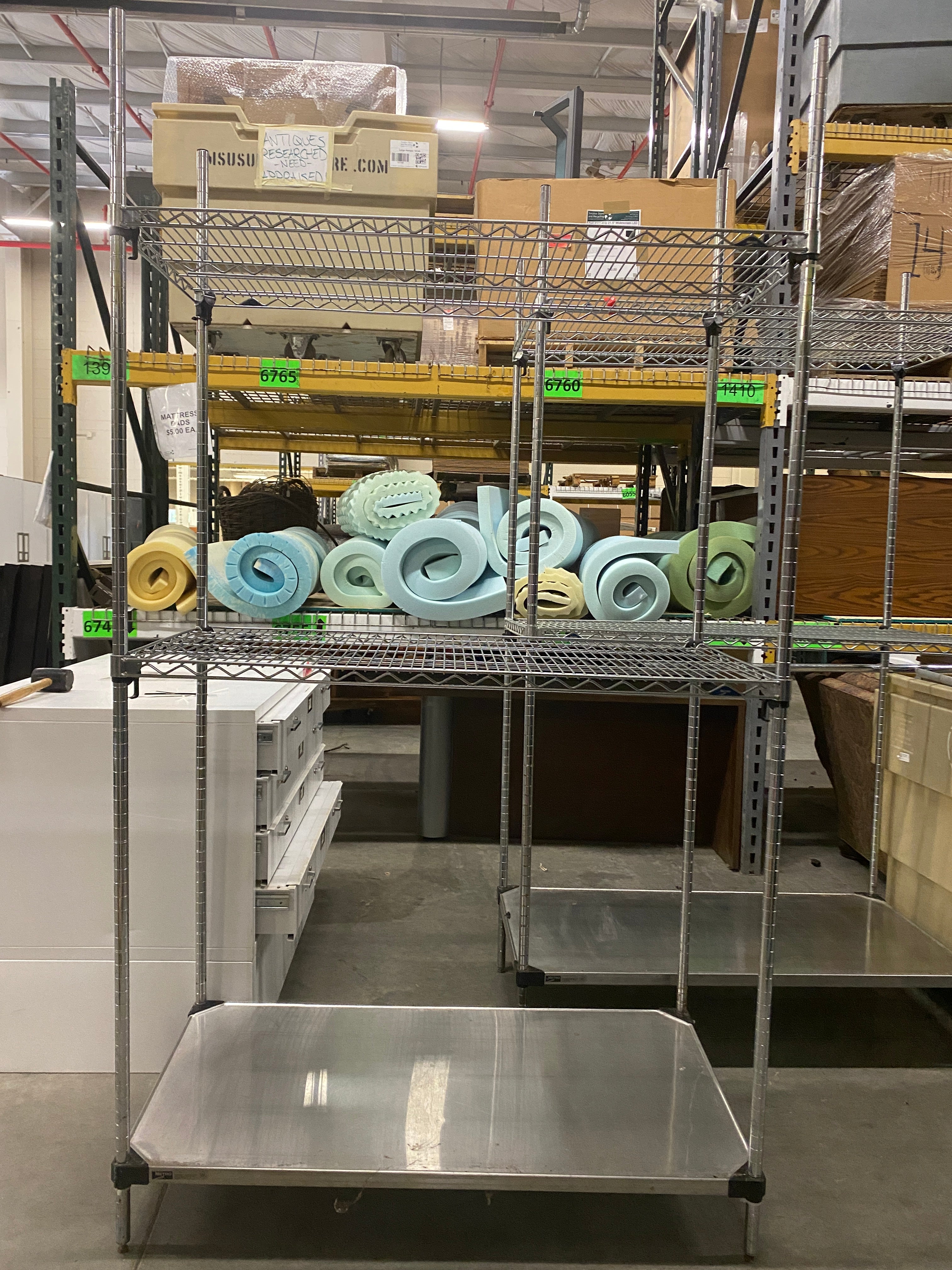 Stainless Steel Storage 3 Rack Unit