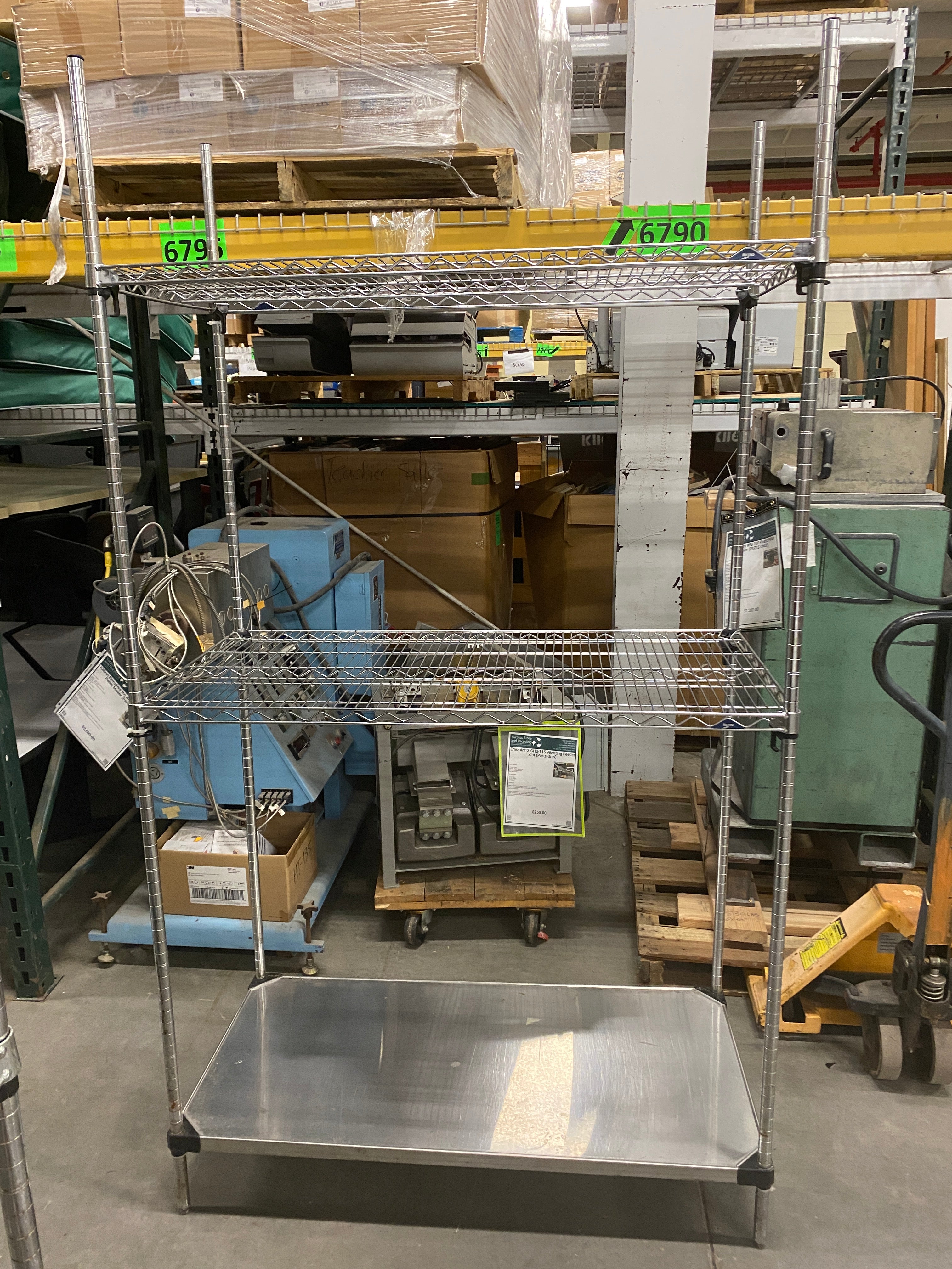 Stainless Steel Storage 3 Rack Unit