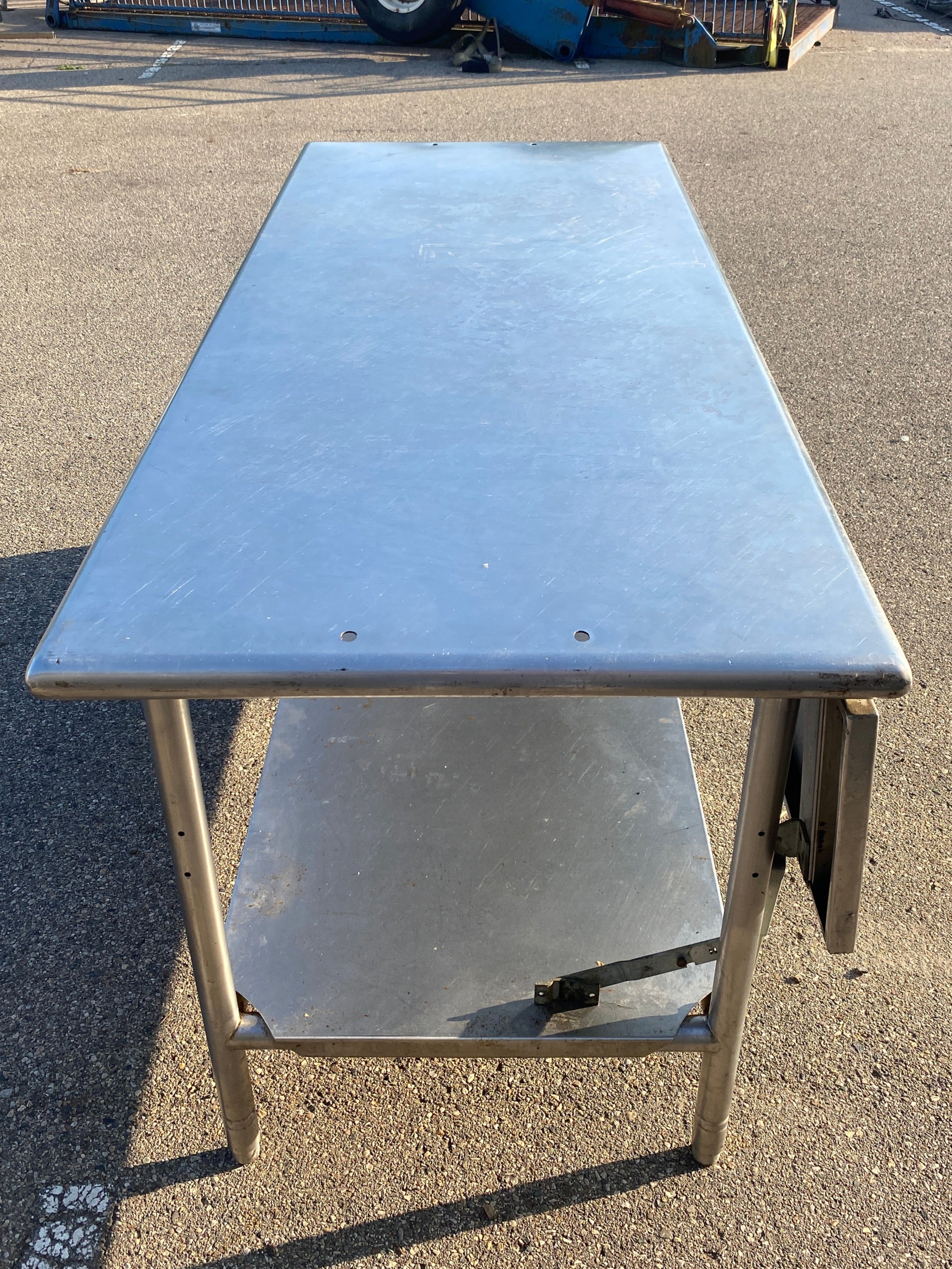 Stainless Steel Table w/ Flip Out Addition
