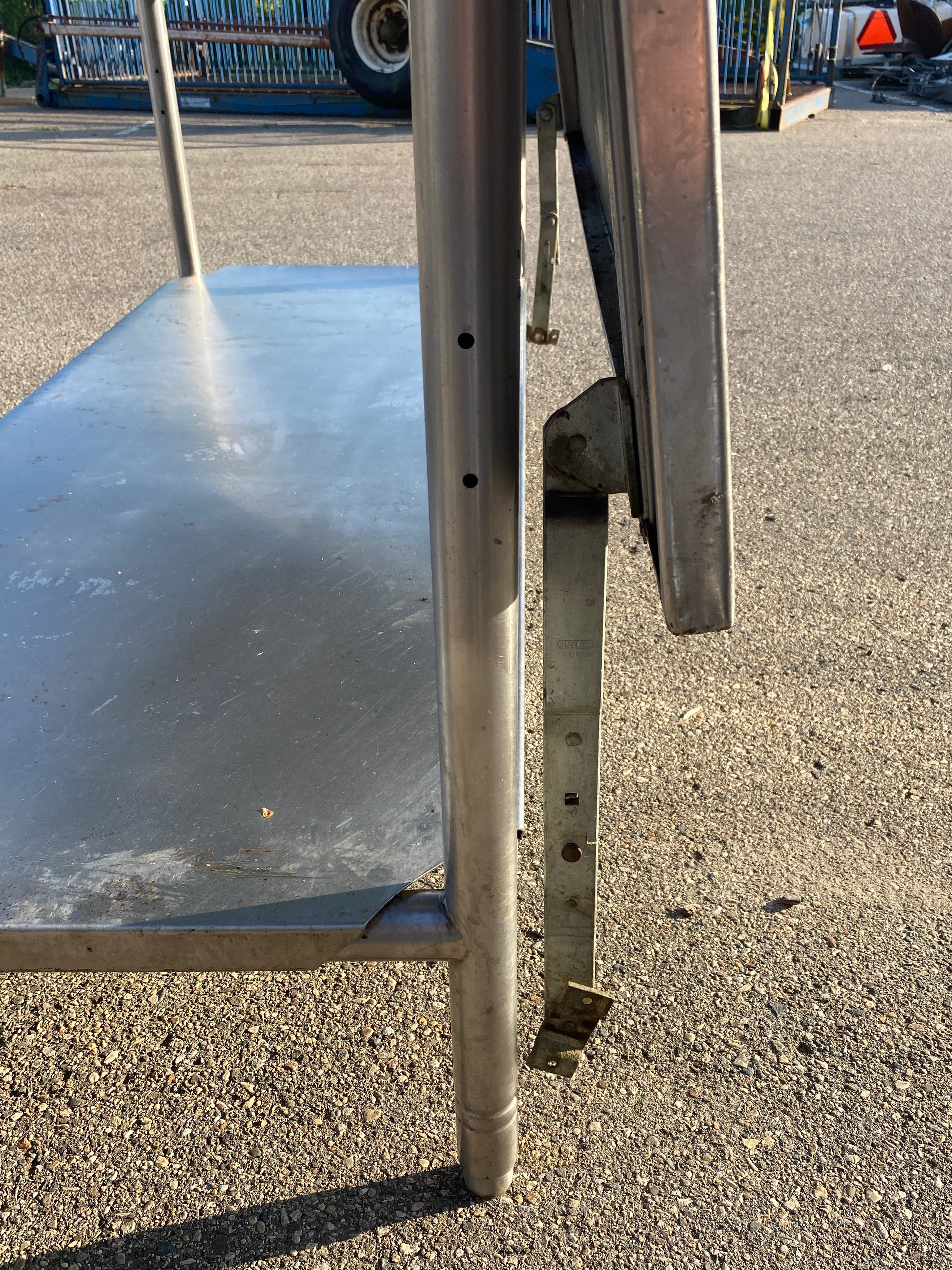 Stainless Steel Table w/ Flip Out Addition