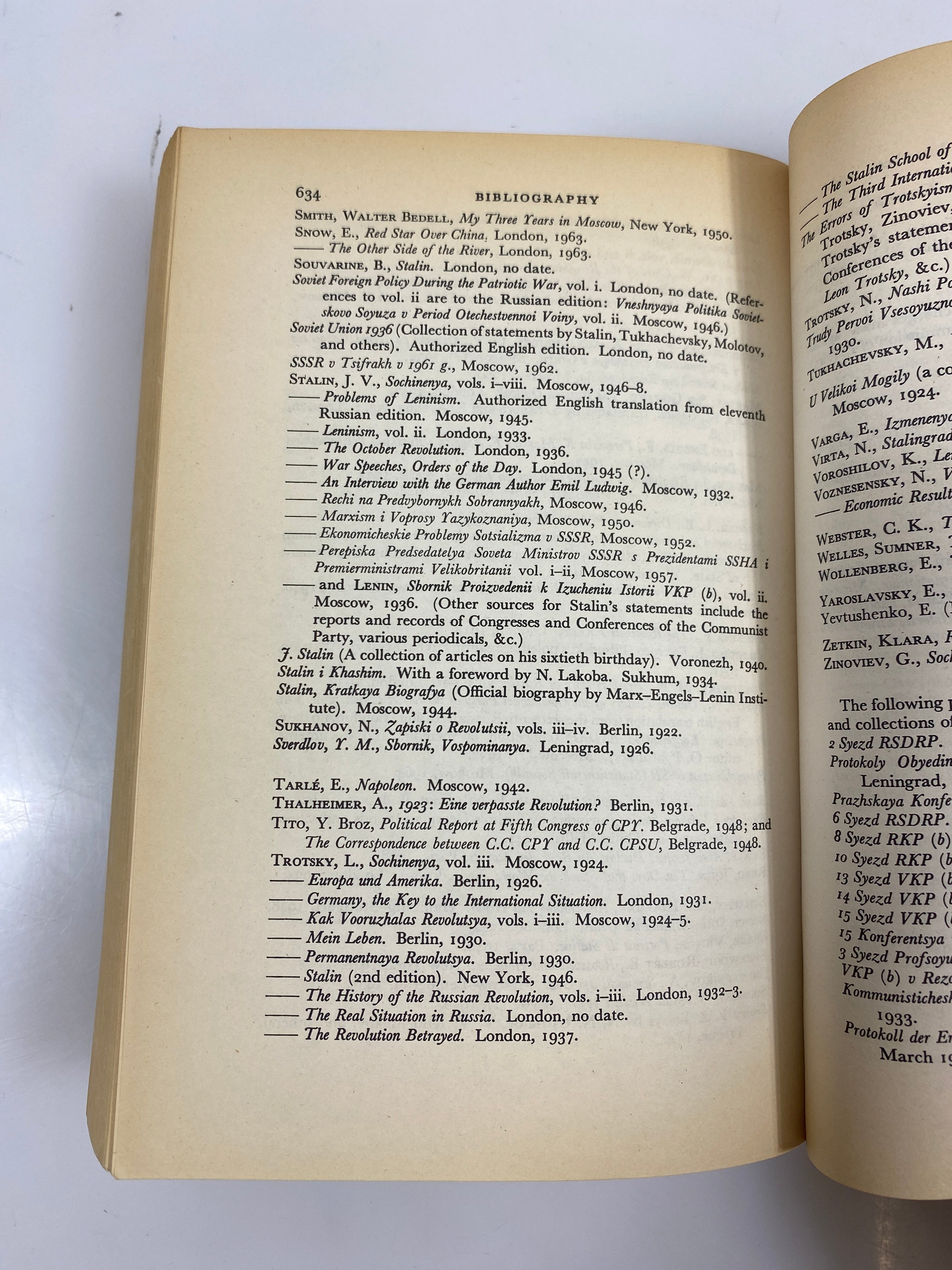 Stalin by Isaac Deutscher 2nd Ed. Oxford University Press 1973 SC
