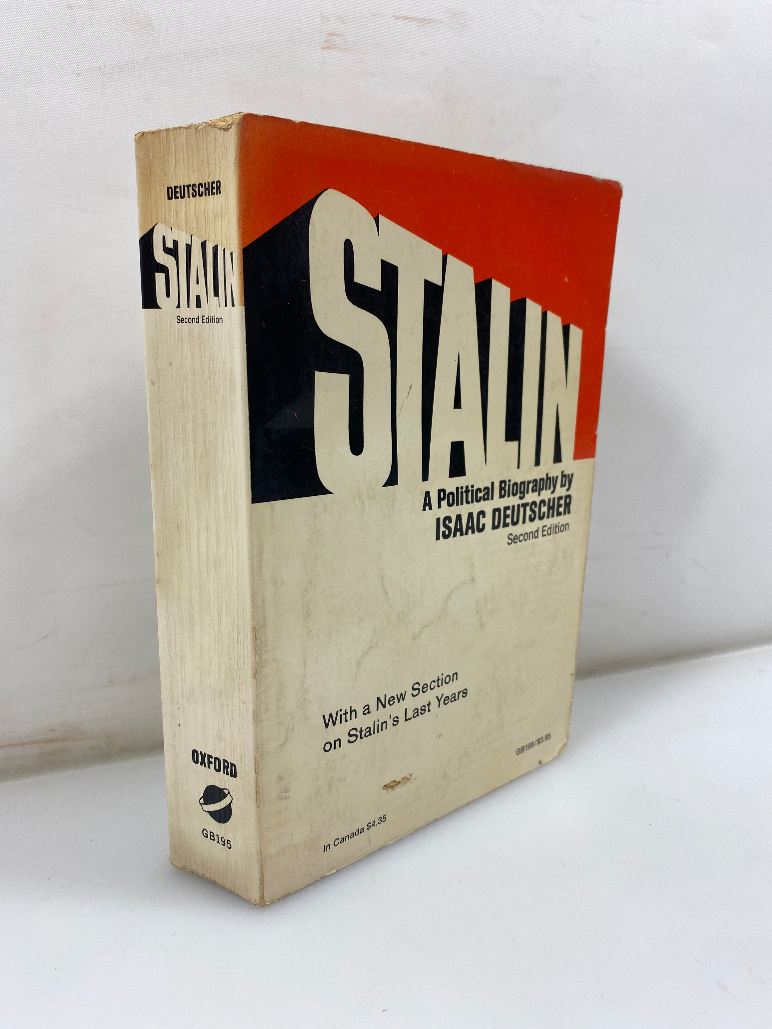 Stalin by Isaac Deutscher 2nd Ed. Oxford University Press 1973 SC