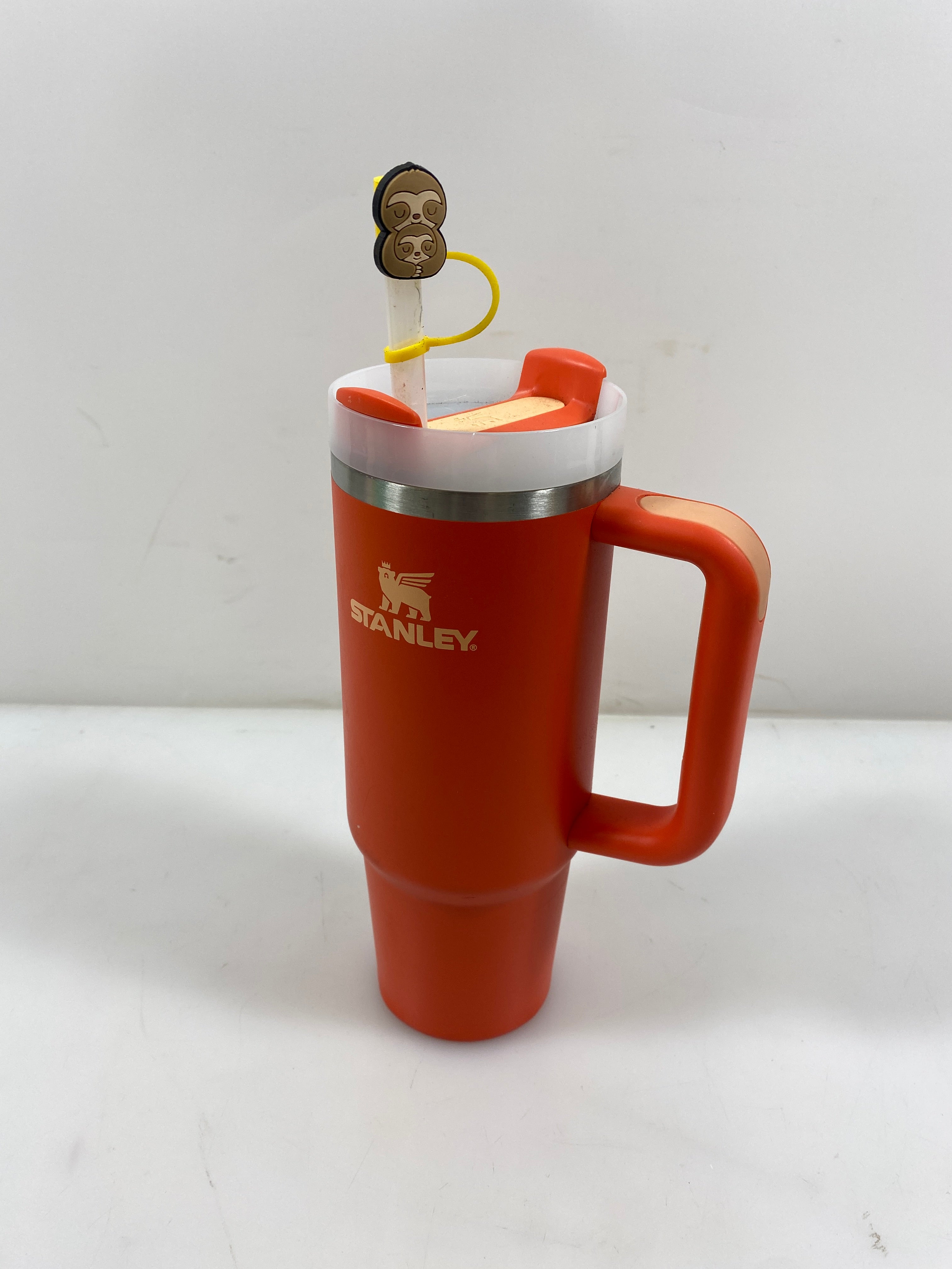 Stanley Orange Insulated Tumbler Water Bottle 30oz