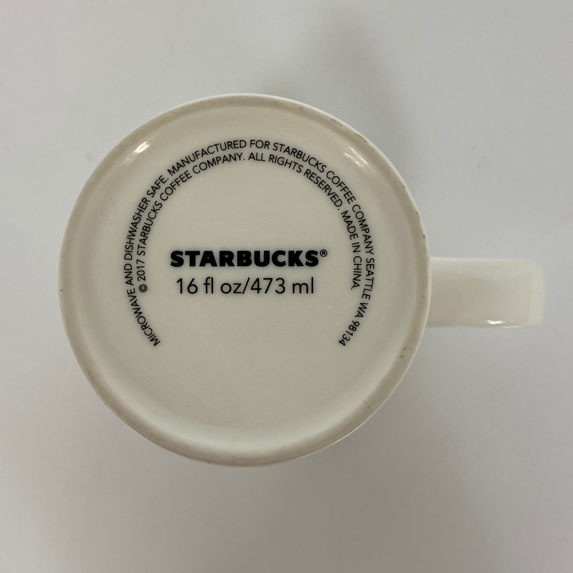 Starbucks 16 Oz Ceramic Coffee Mug