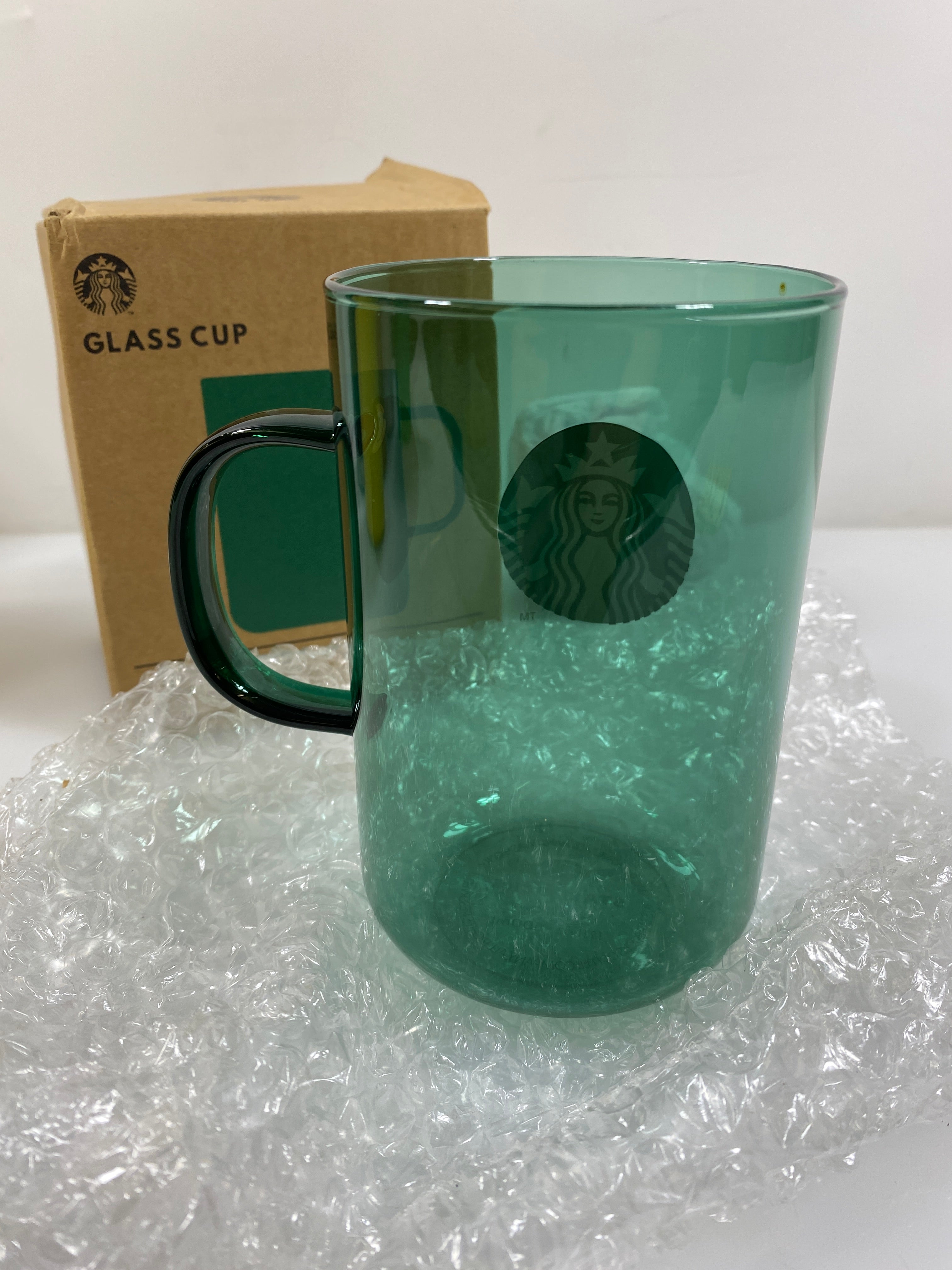Starbucks Green Glass Mug