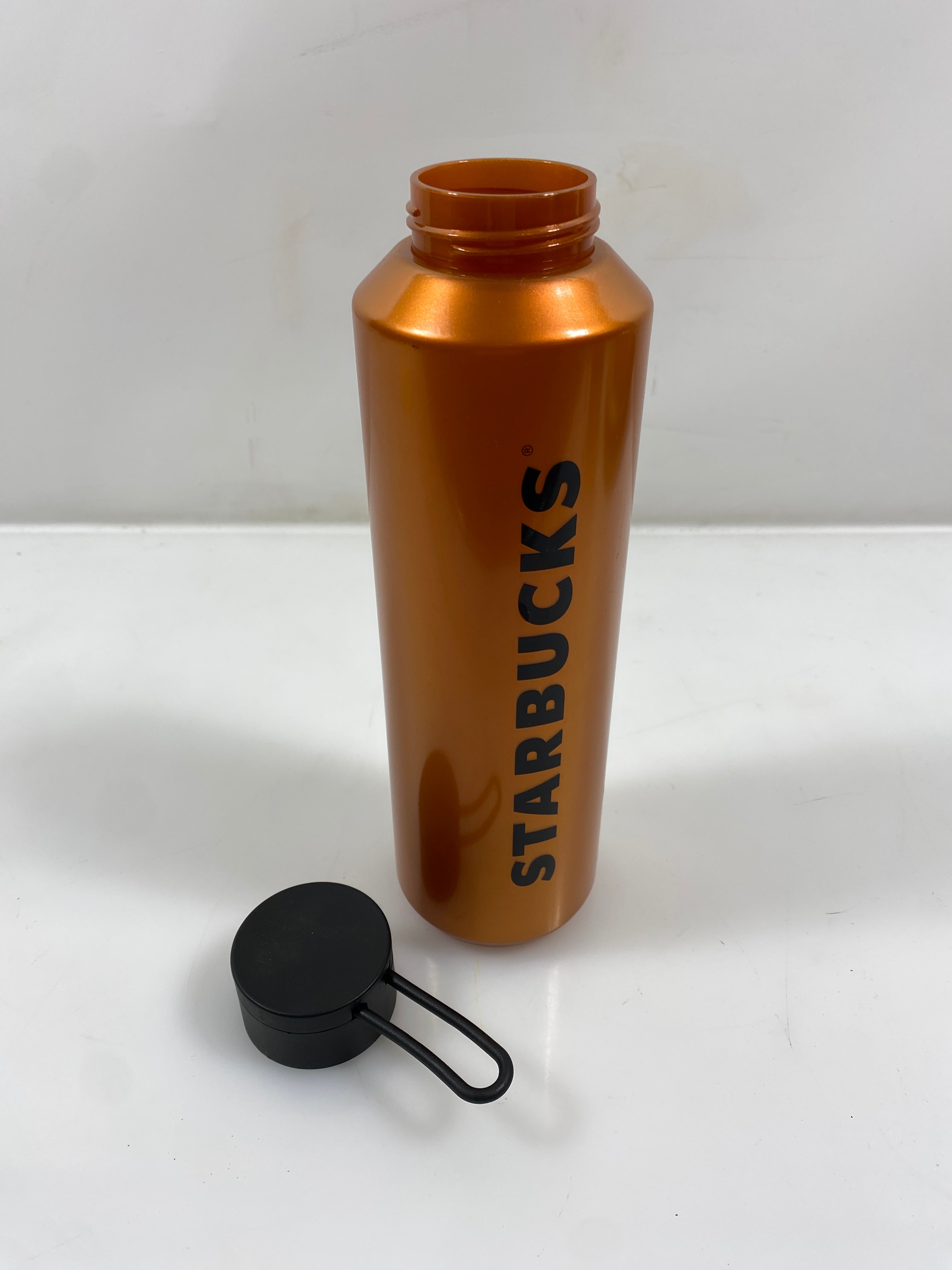 Starbucks Orange Plastic Water Bottle 24 oz