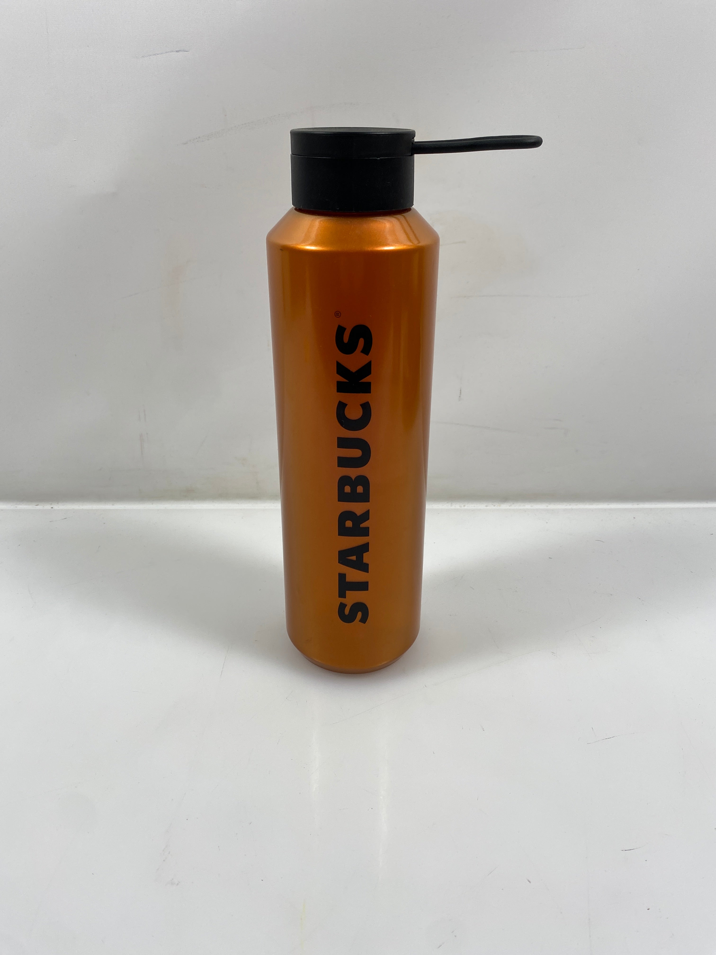 Starbucks Orange Plastic Water Bottle 24 oz