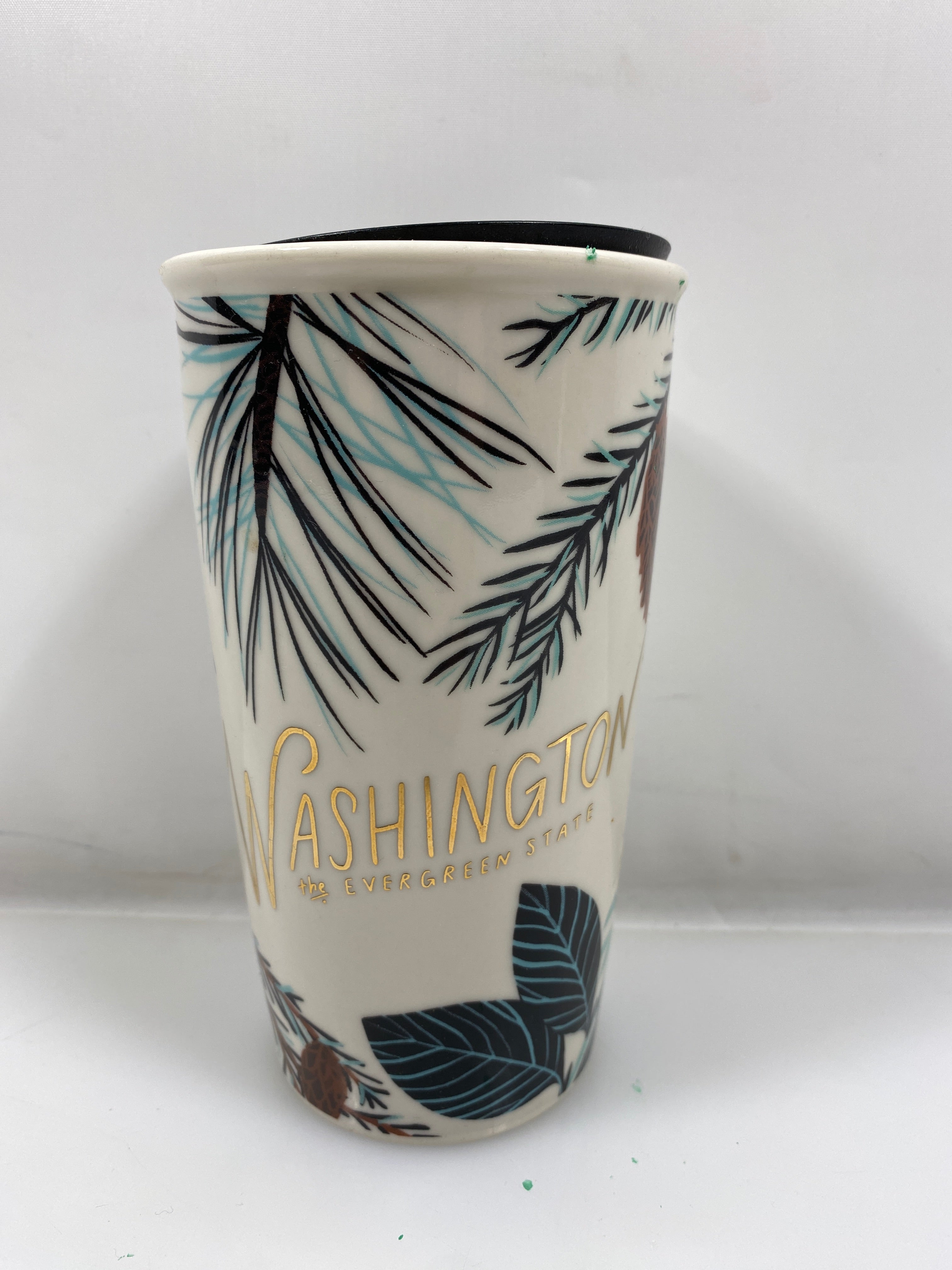 Starbucks Washington Evergreen State Ceramic Travel Mug