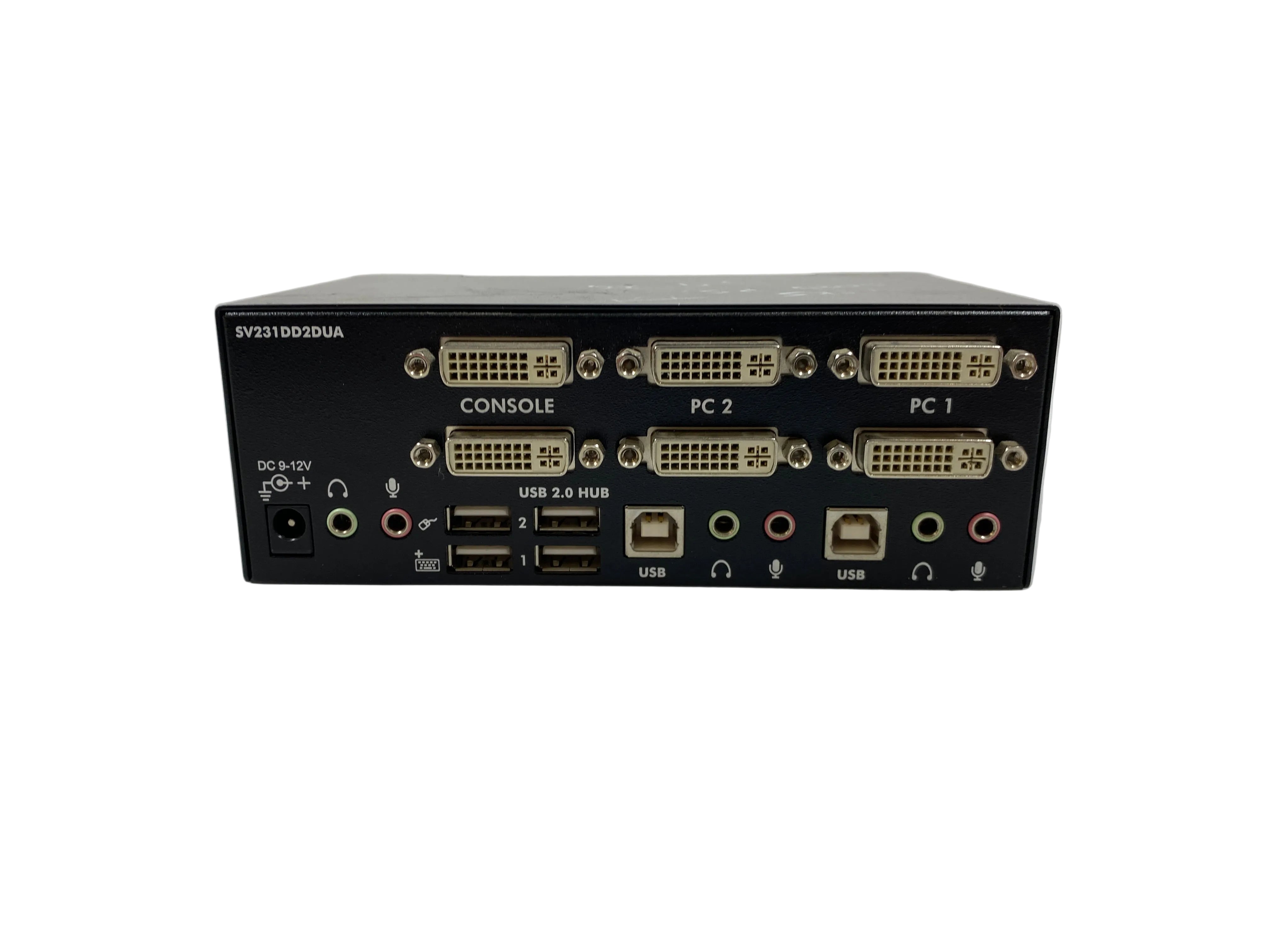 StarTech.com SV231DD3DUA 2 Port Dual DVI USB KVM Switch *No Power Supply*