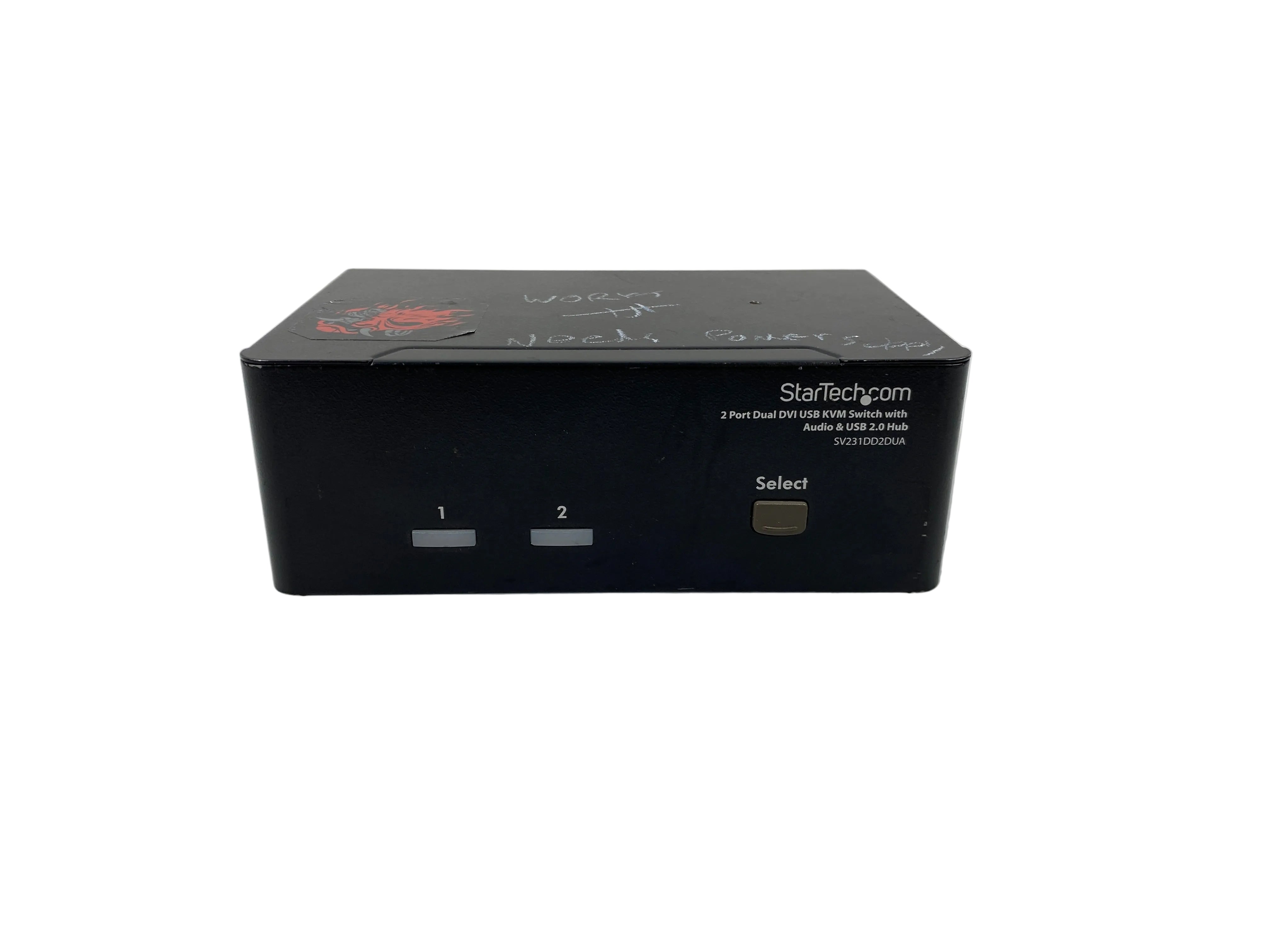 StarTech.com SV231DD3DUA 2 Port Dual DVI USB KVM Switch *No Power Supply*