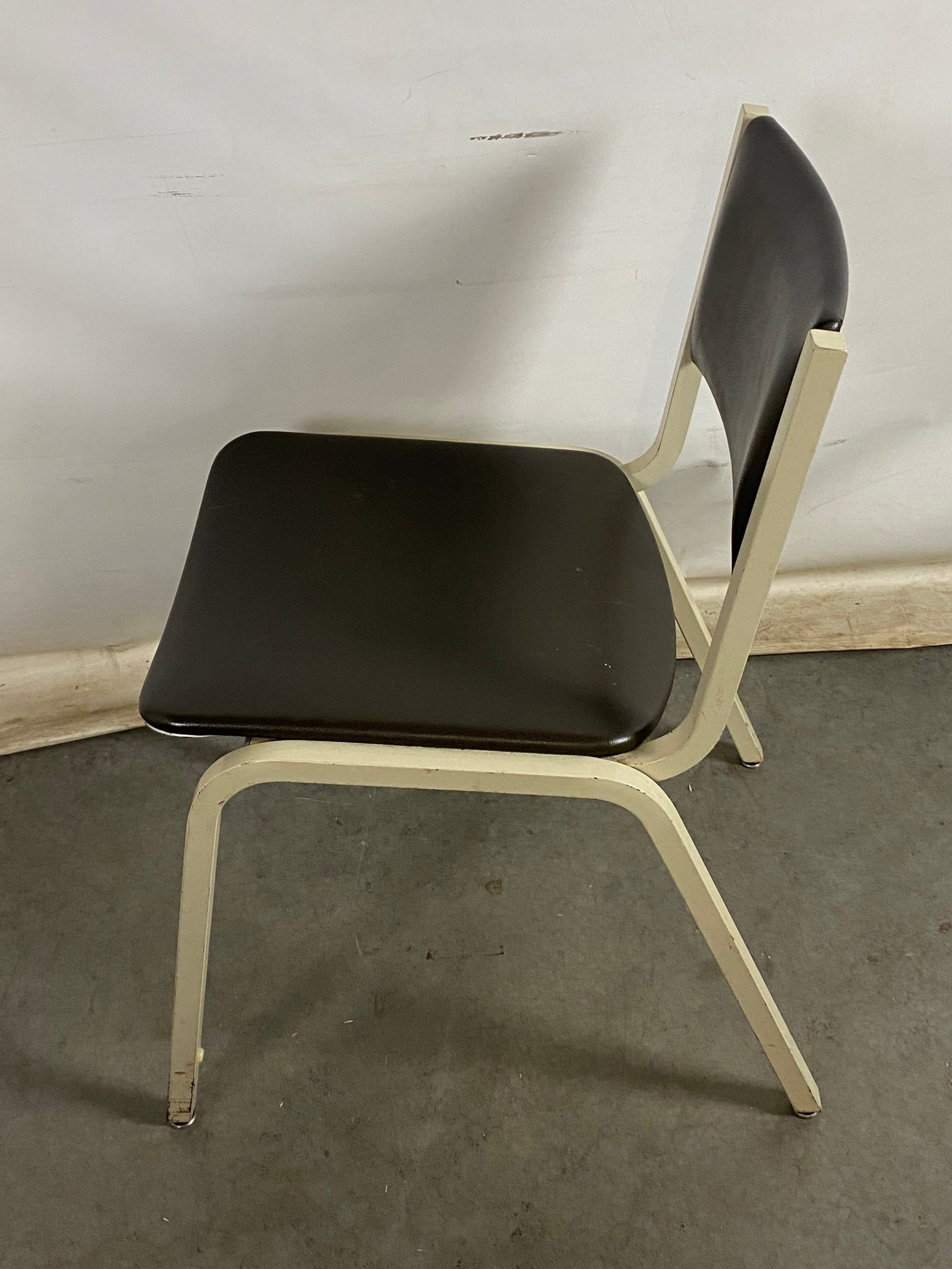 Steelcase #1279 White Metal Frame Chair