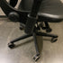 Steelcase #4621211S Black Leather Upholstered Adjustable Office Chair