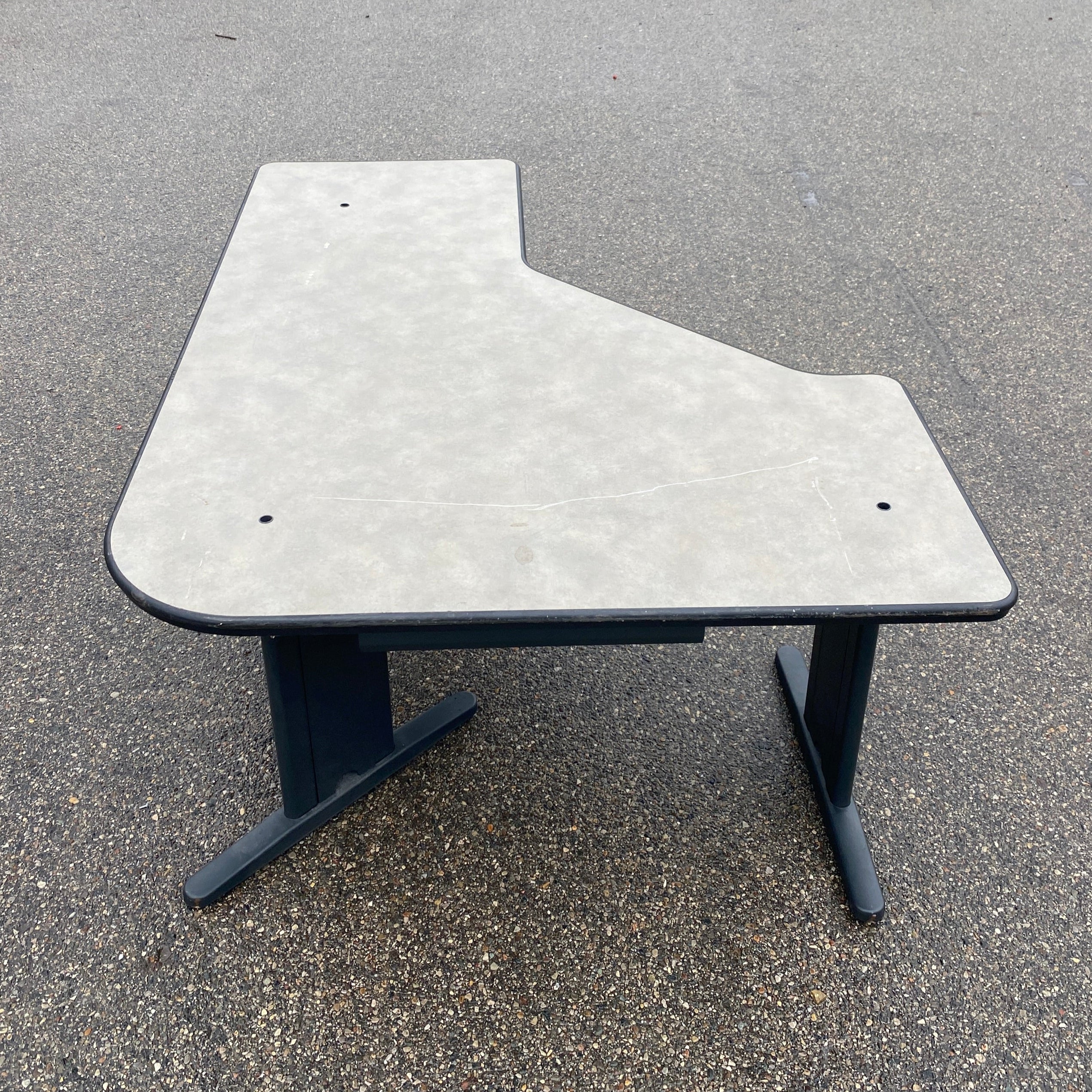 Steelcase #6090523 Laminate Corner Desk Adjustable (Right)