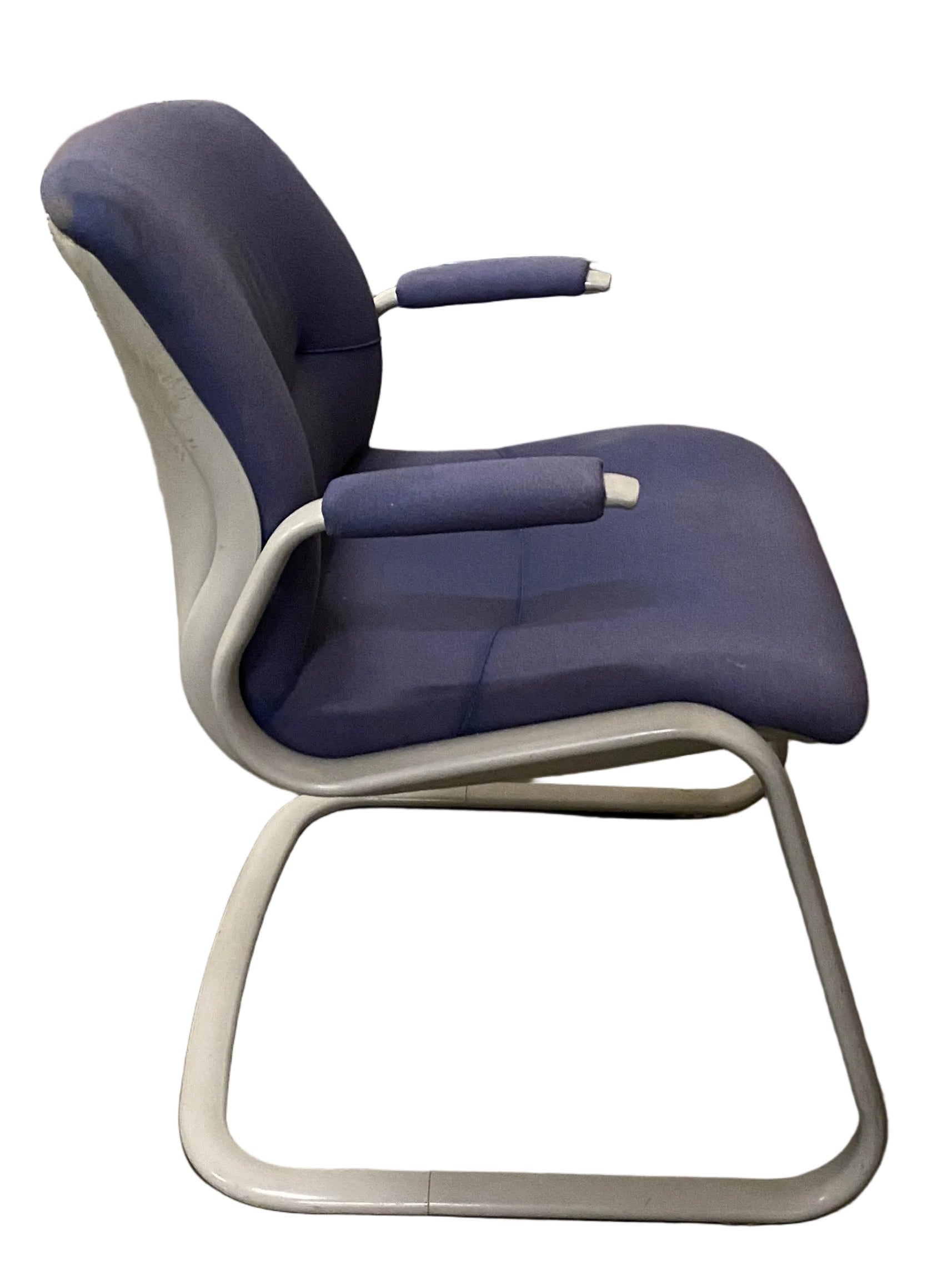 Steelcase Blue Upholstered Chair