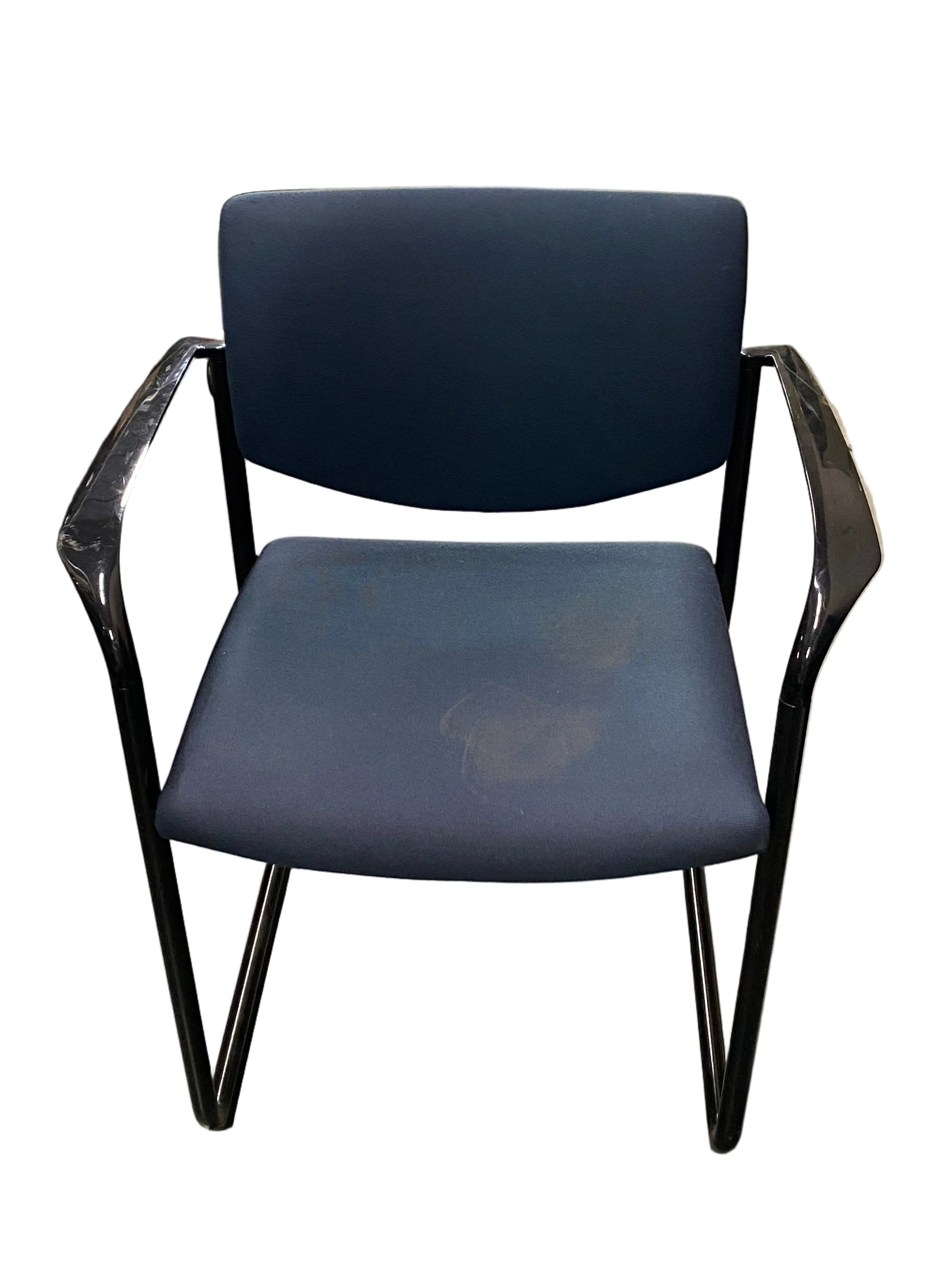 Steelcase Dark Blue Fabric Chair