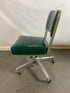 Steelcase Dark Green Rolling Chair