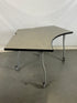 Steelcase Gray Corner Table w/Casters