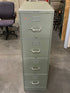 Steelcase Green 4 Drawer File Cabinet