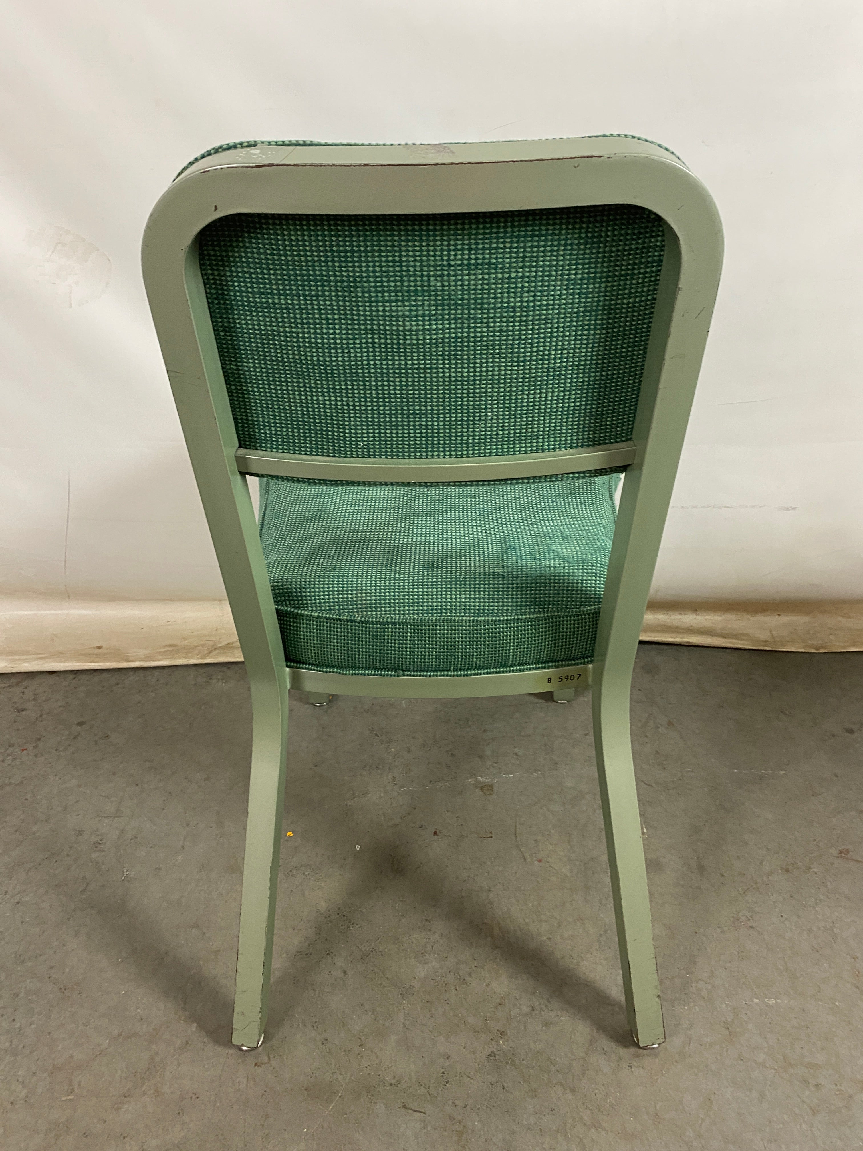 Steelcase Green Fabric Upholstered Chair