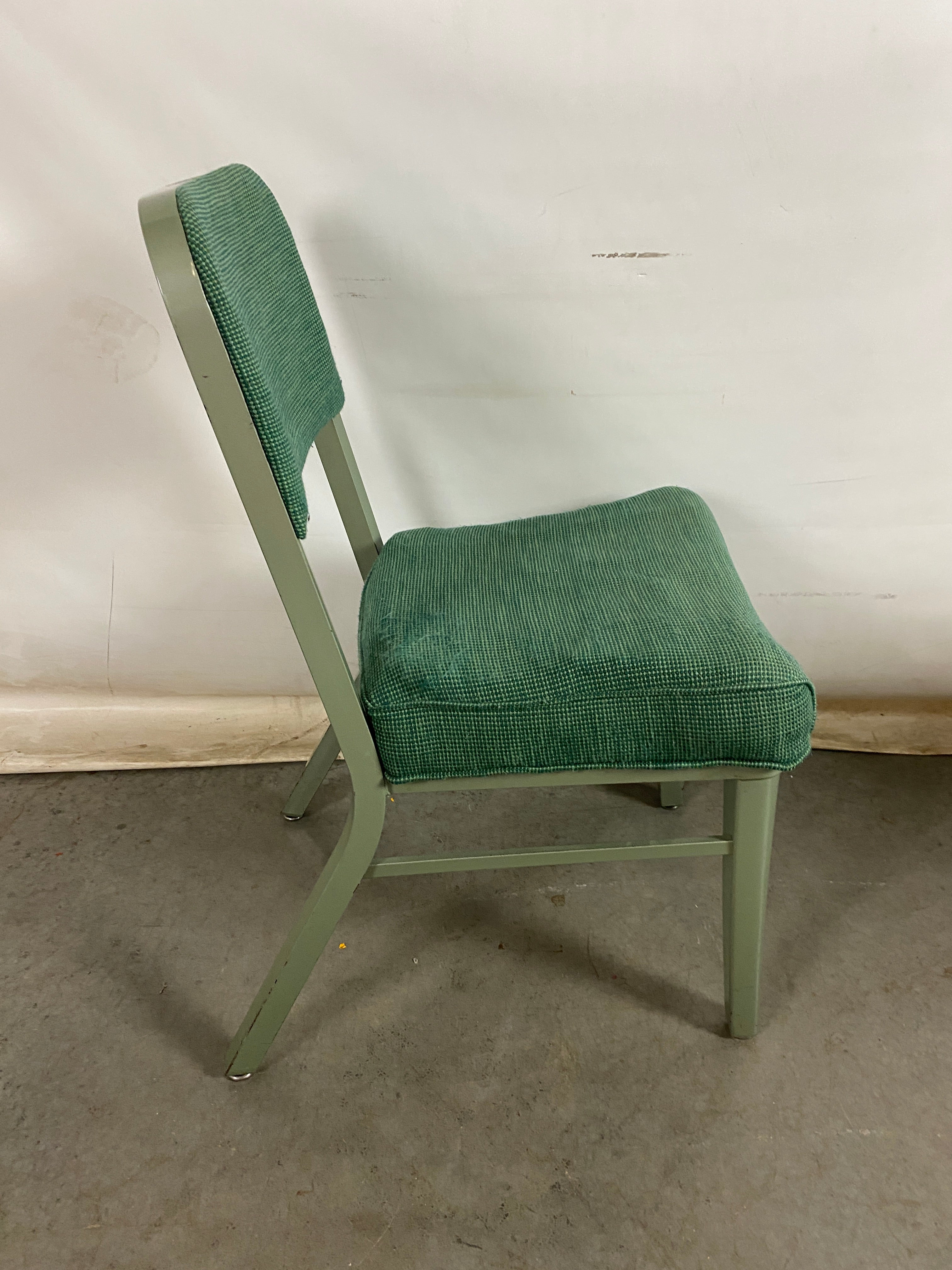 Steelcase Green Fabric Upholstered Chair