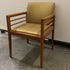 Steelcase Model 120L Wood Frame Upholstered Guest/Reception Arm Chair