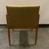 Steelcase Model 120L Wood Frame Upholstered Guest/Reception Arm Chair