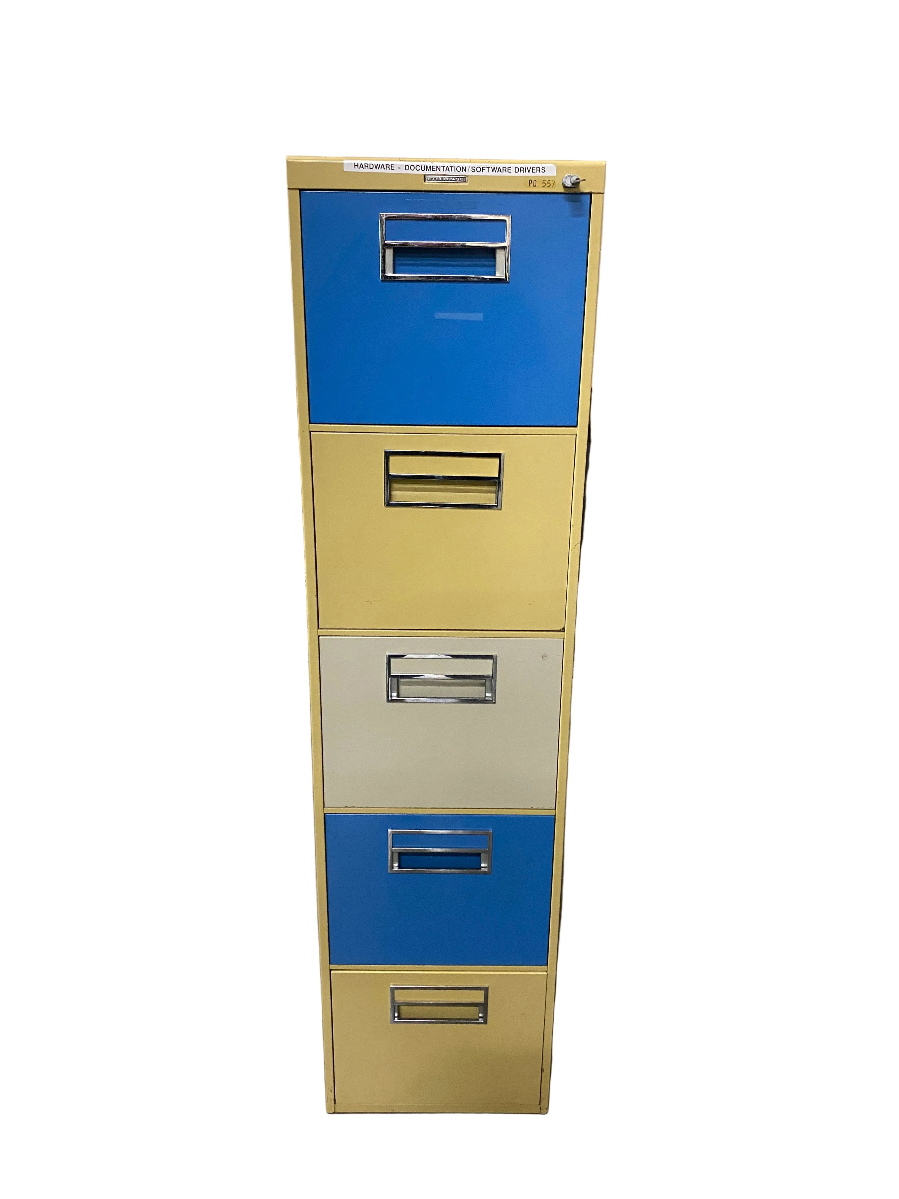 Steelcase Multicolored 5 Drawer File Cabinet #2