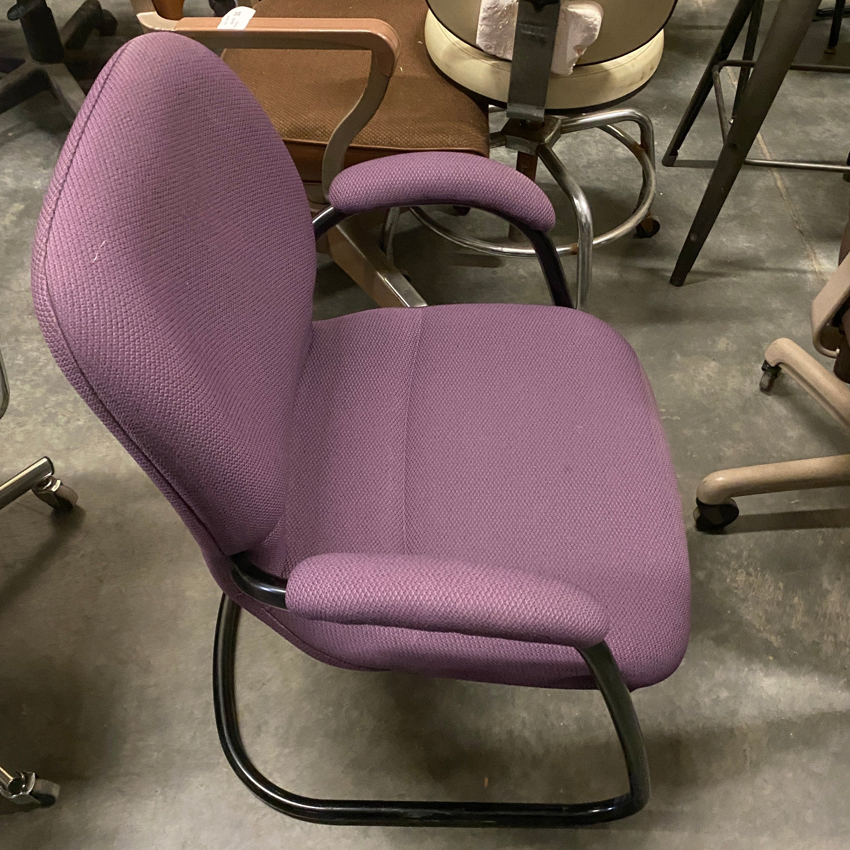 Steelcase Purple Upholstered Chair