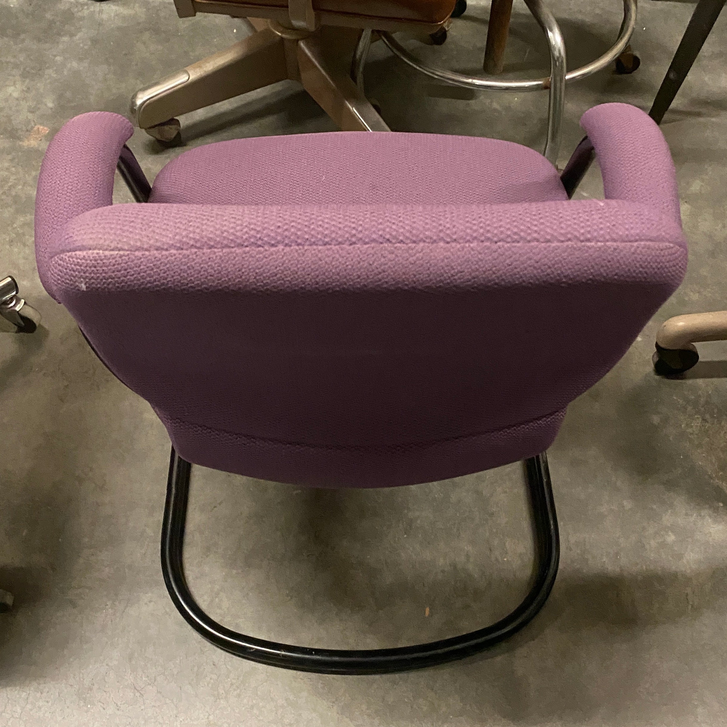 Steelcase Purple Upholstered Chair