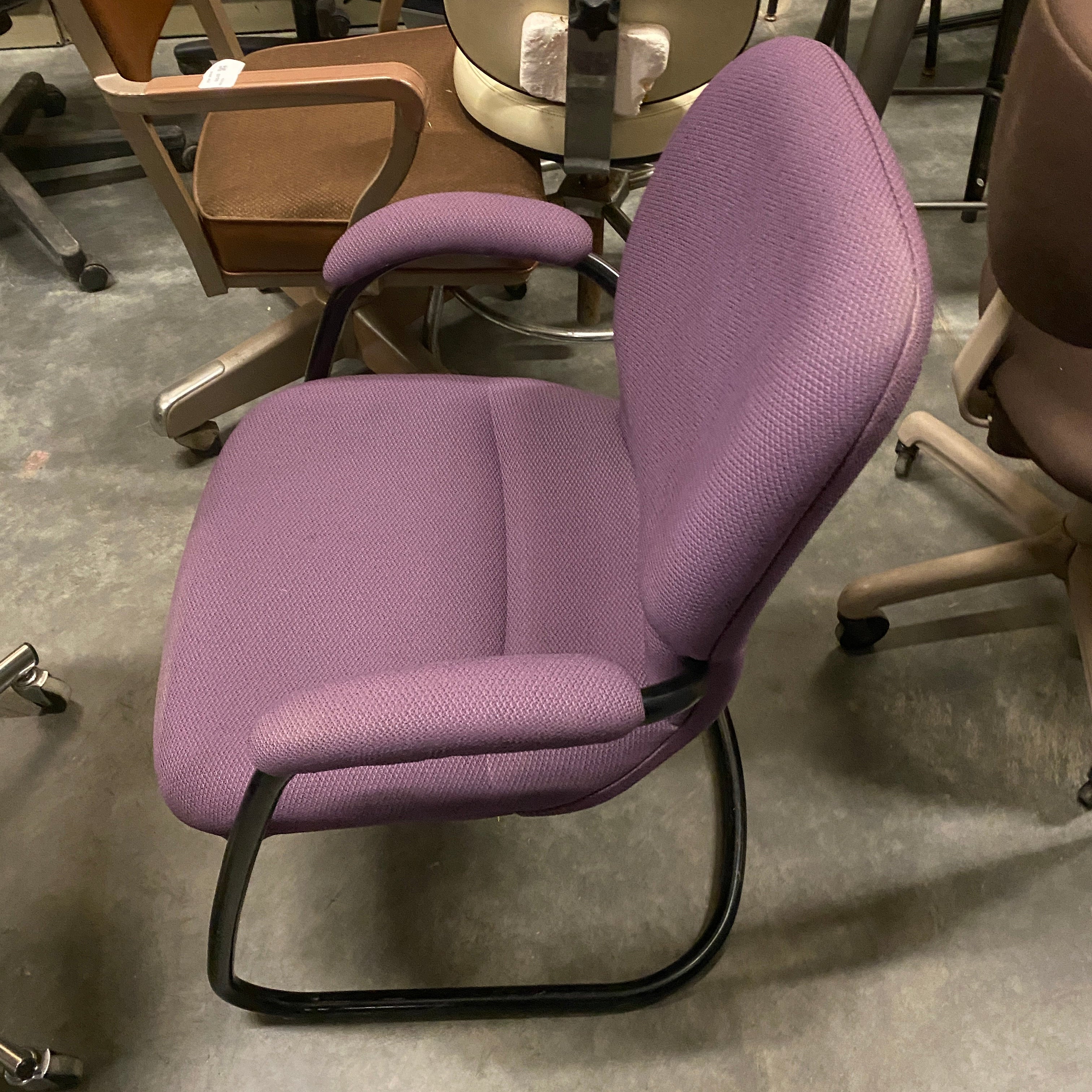 Steelcase Purple Upholstered Chair