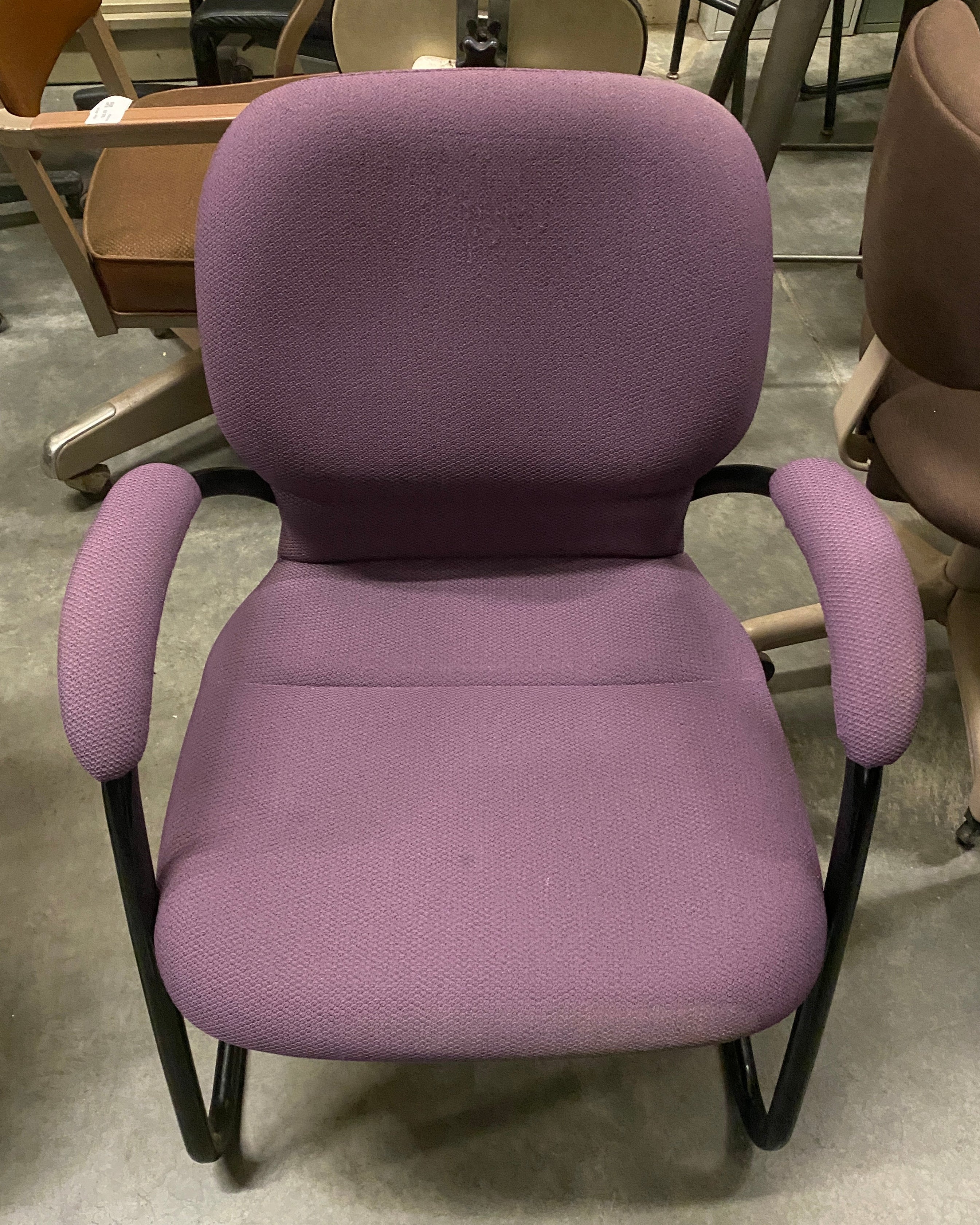 Steelcase Purple Upholstered Chair