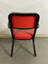 Steelcase Red Upholstered Chair with Arms