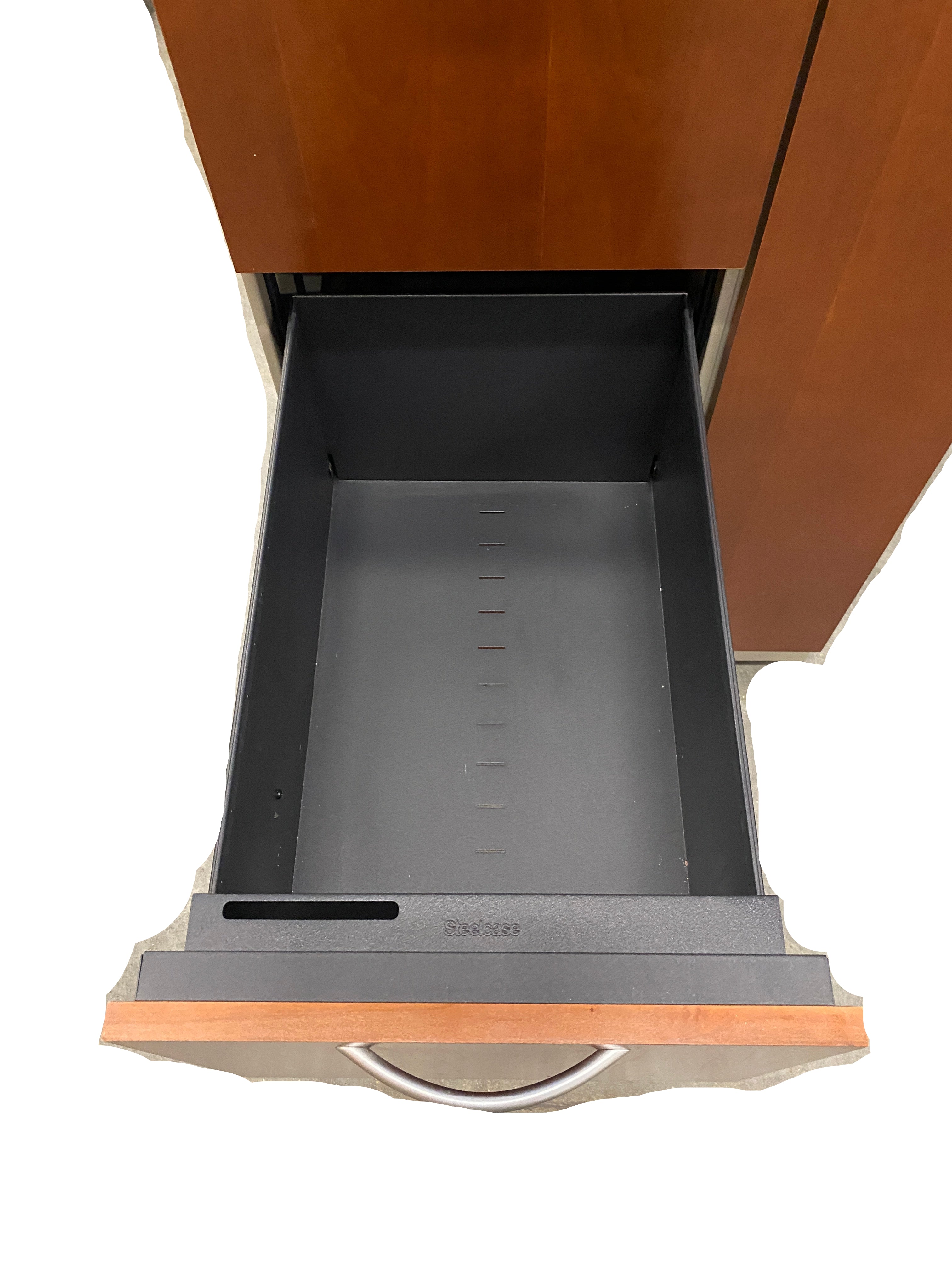 Steelcase # RVD24245RCP Right Side Closet Wooden Facade Cabinet With Drawers