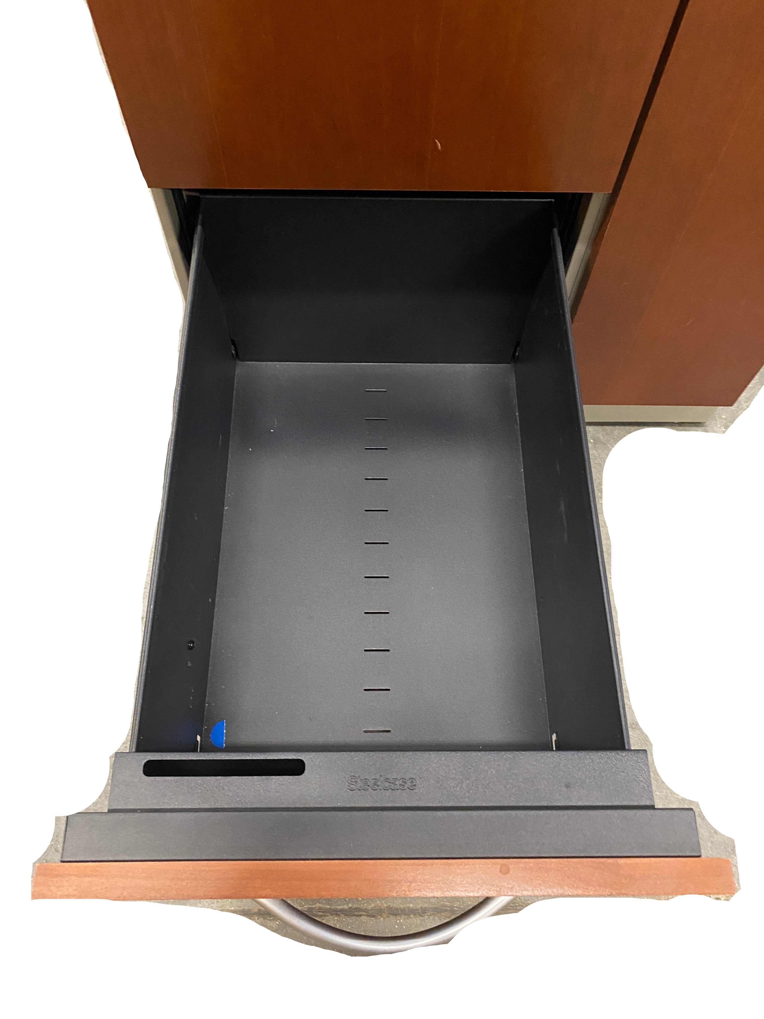 Steelcase # RVD24245RCP Right Side Closet Wooden Facade Cabinet With Drawers