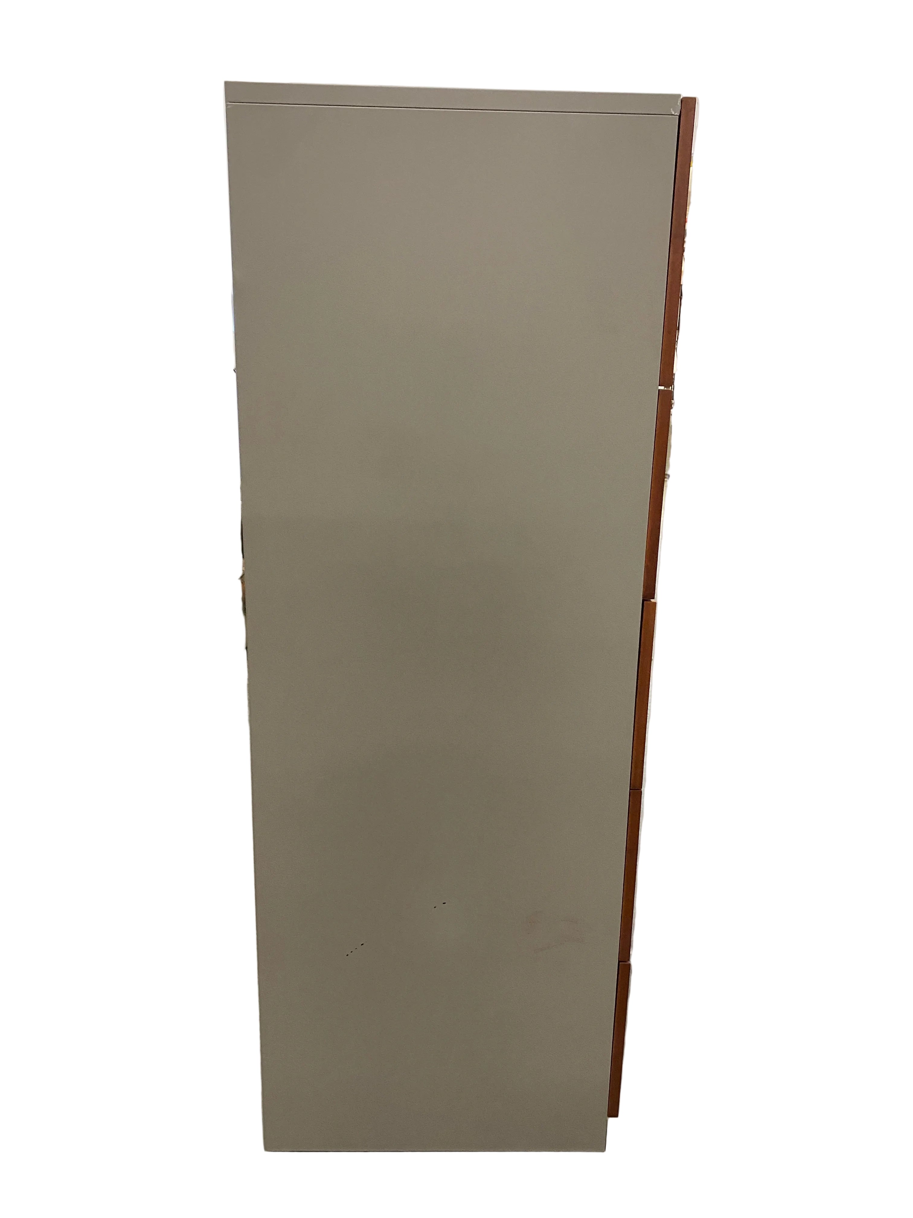 Steelcase # RVD24245RCP Right Side Closet Wooden Facade Cabinet With Drawers