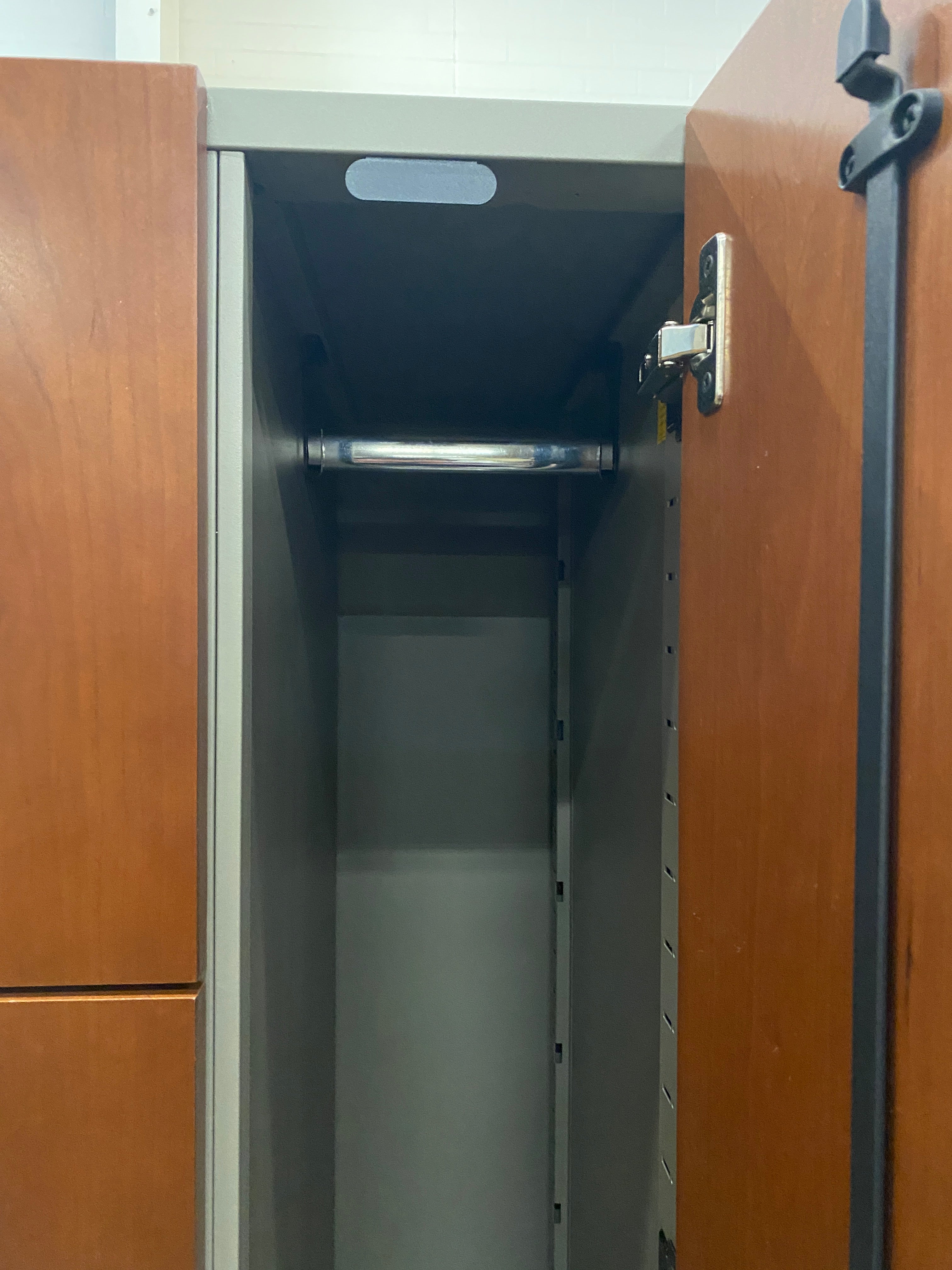 Steelcase # RVD24245RCP Right Side Closet Wooden Facade Cabinet With Drawers