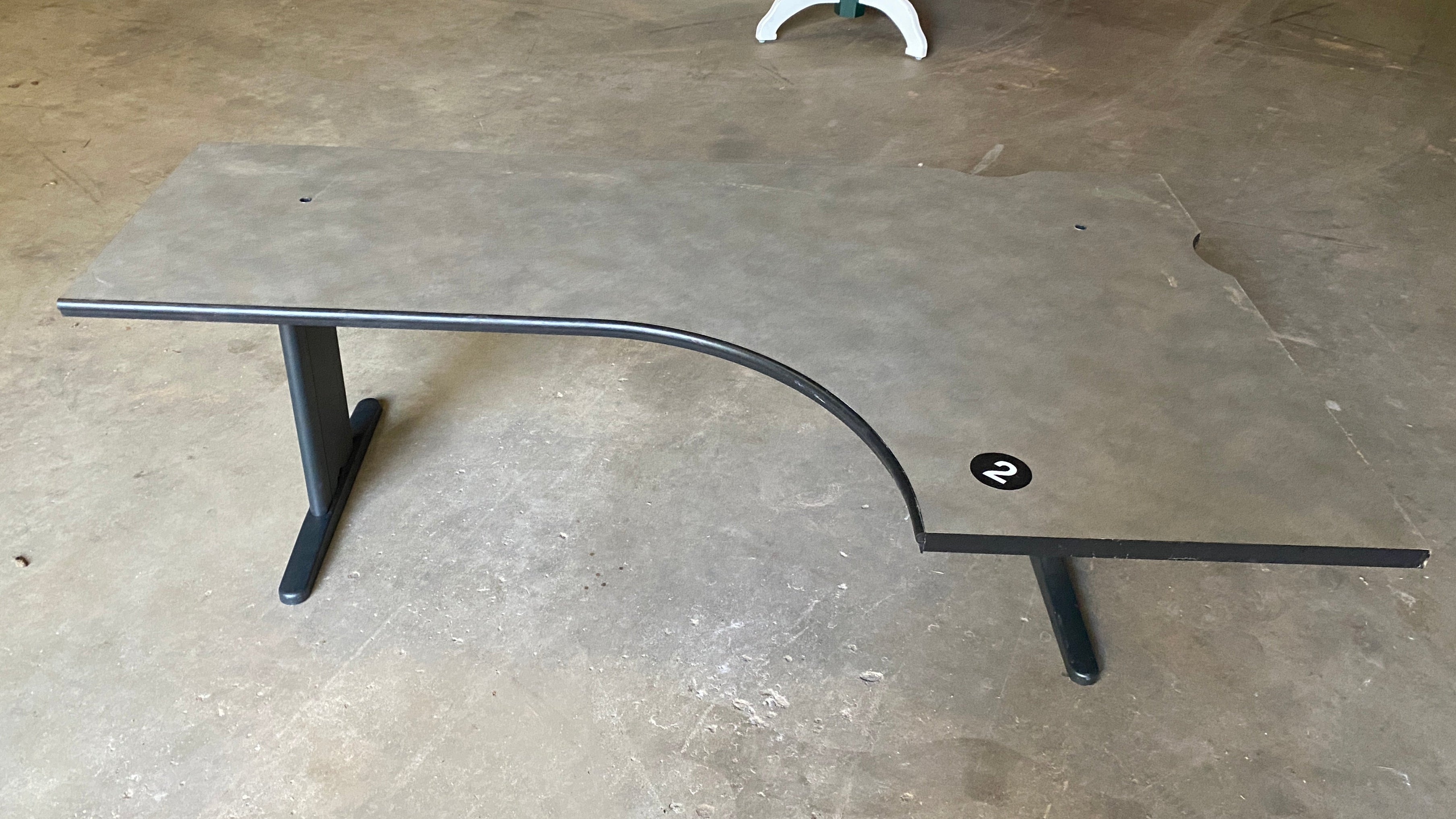 Steelcase #UEC2222LP Laminate Corner Desk Adjustable (Left) Variant #2