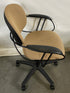 Steelcase Wire Frame Tan Upholstered Office Chair