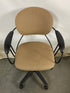 Steelcase Wire Frame Tan Upholstered Office Chair