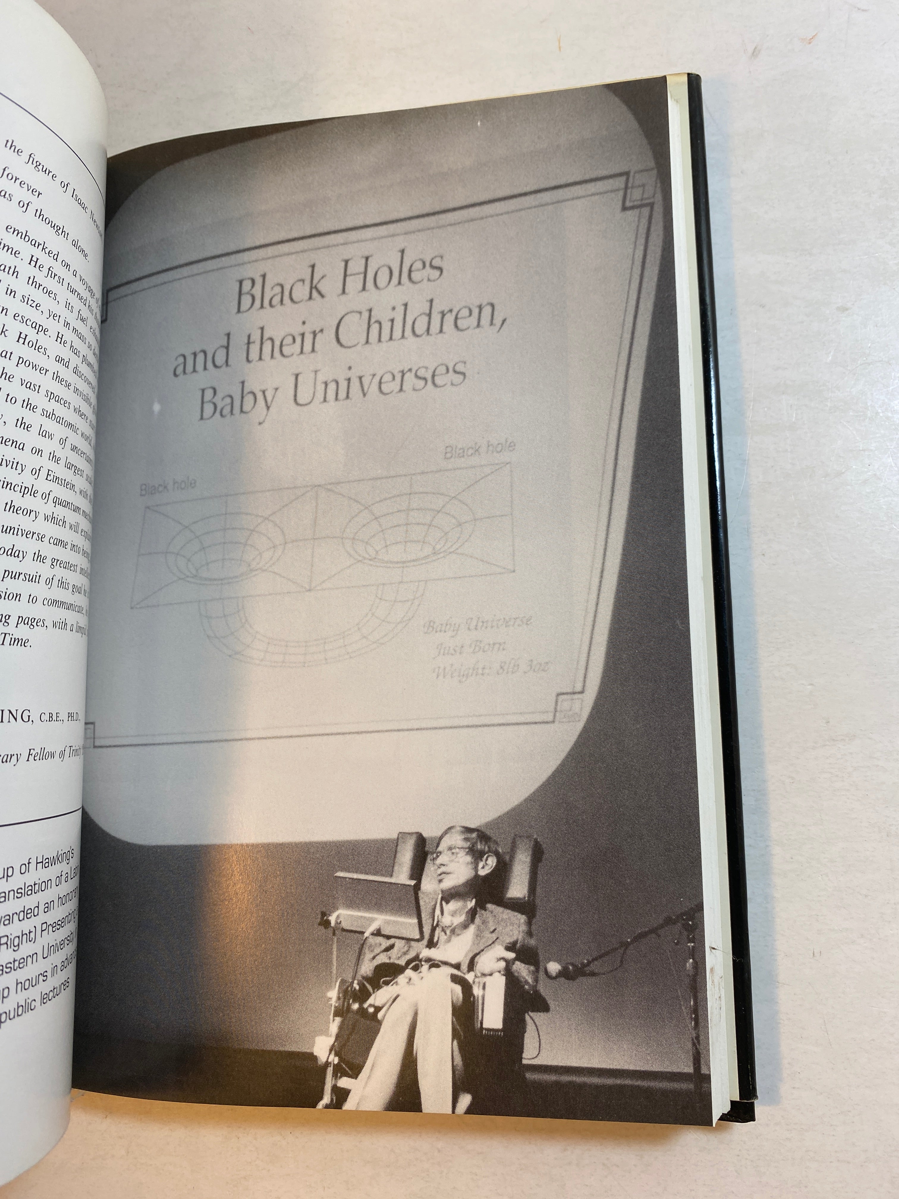 Stephen Hawking Quest for a Theory of the Universe Kitty Ferguson HCDJ 1991