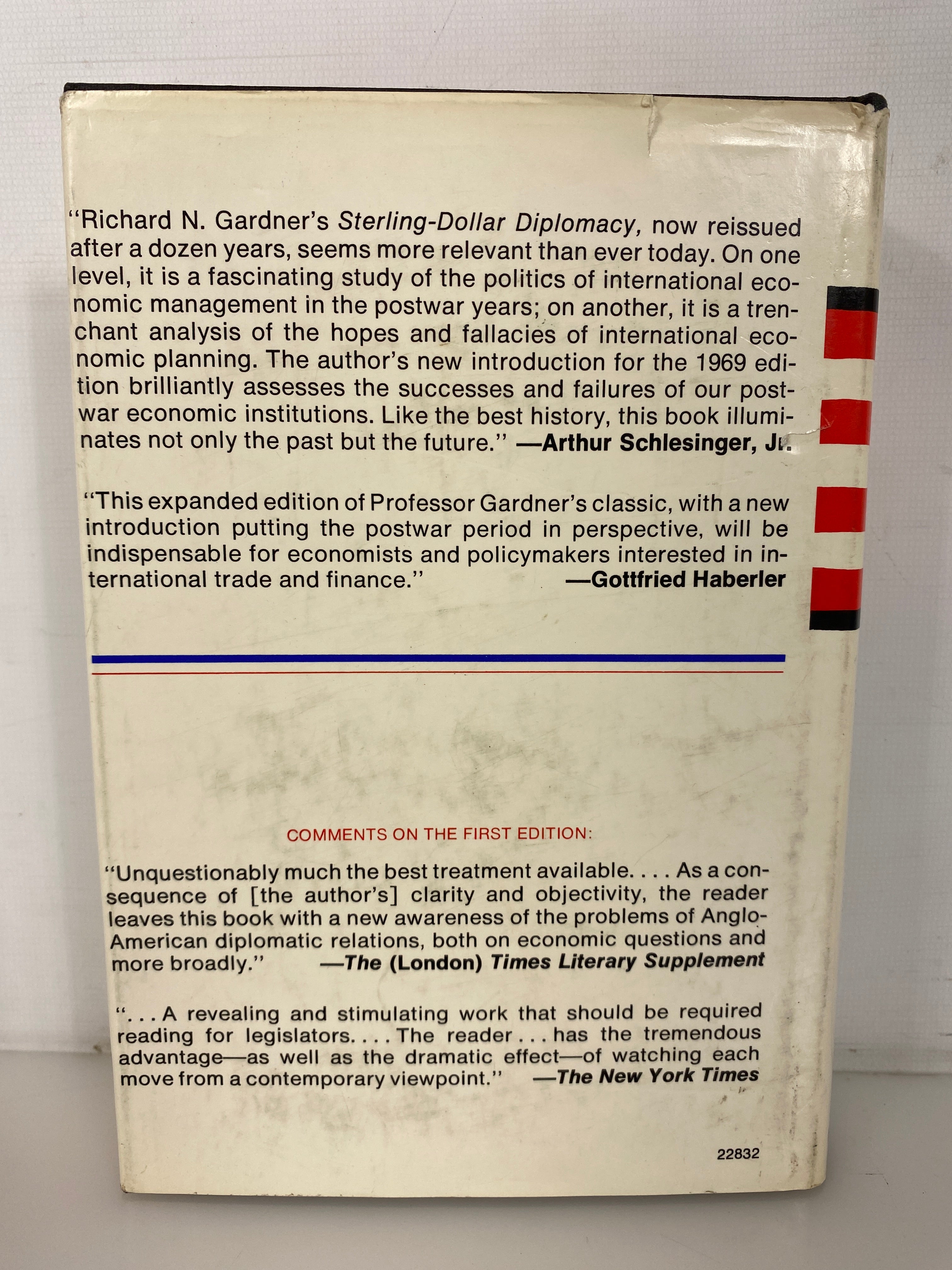 Sterling-Dollar Diplomacy by Richard Gardner 1969 New Expanded Edition HC DJ