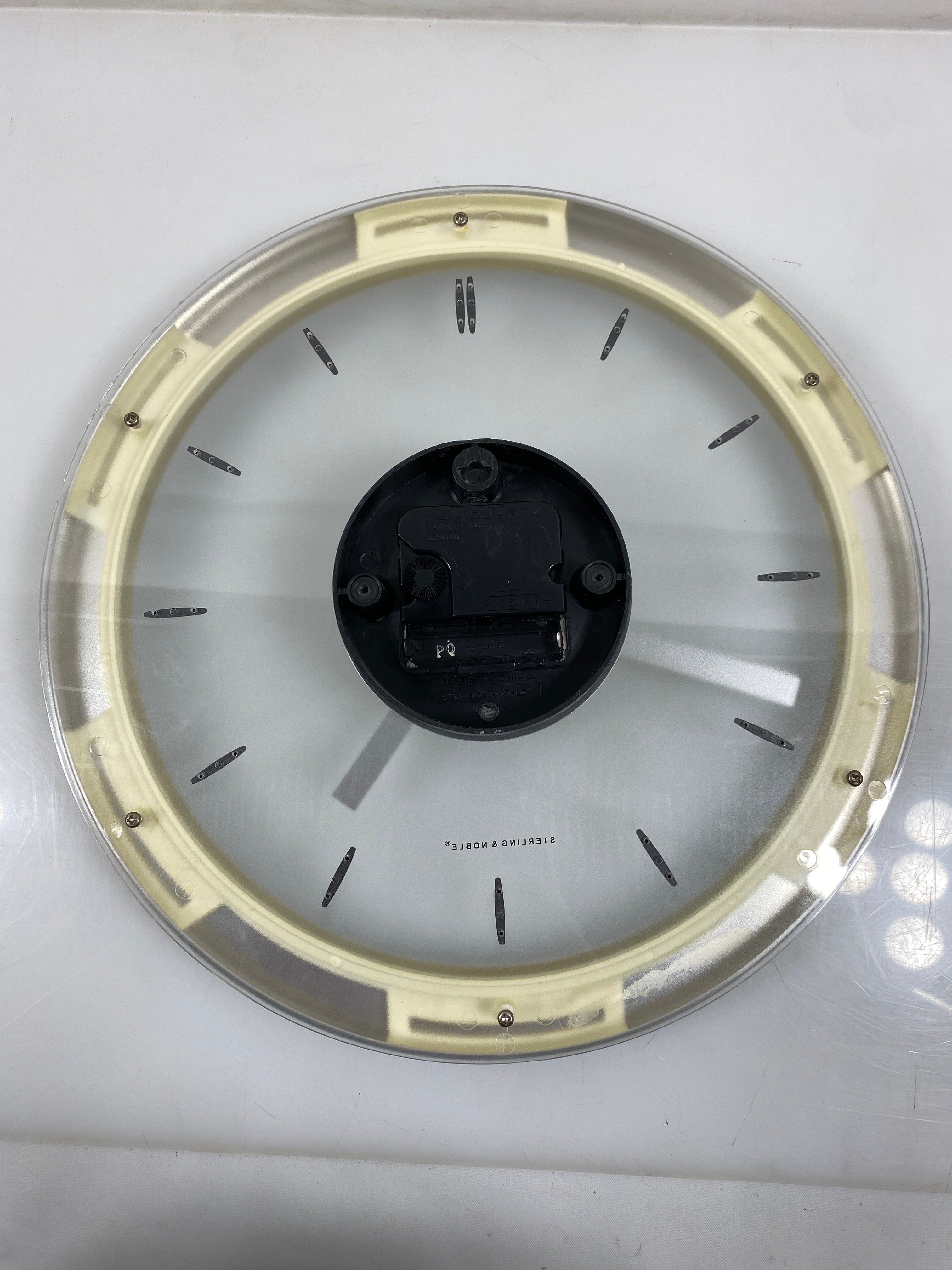 Sterling & Noble Modern Wall Clock 11.5"